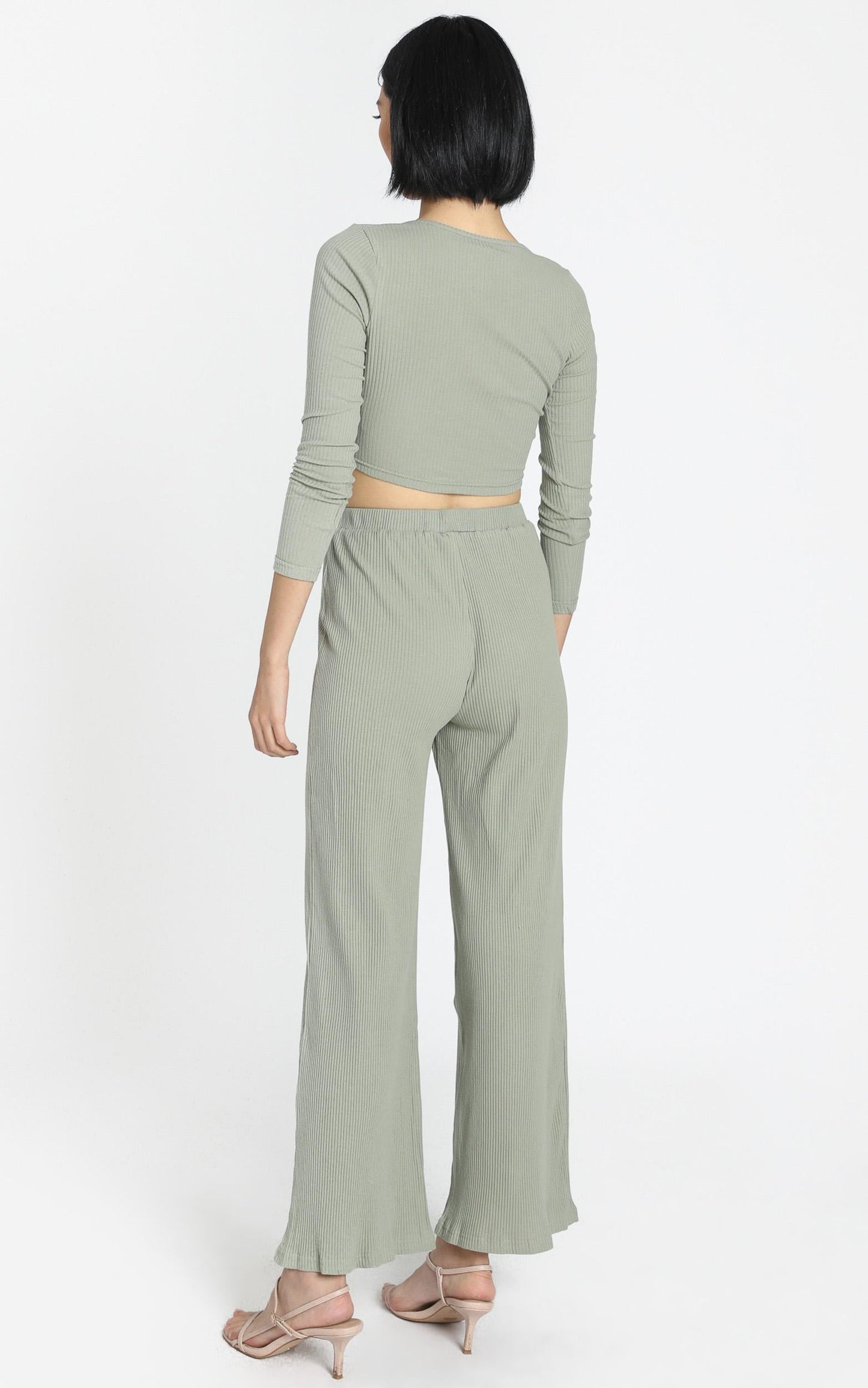 Roma Two Piece Set in Khaki