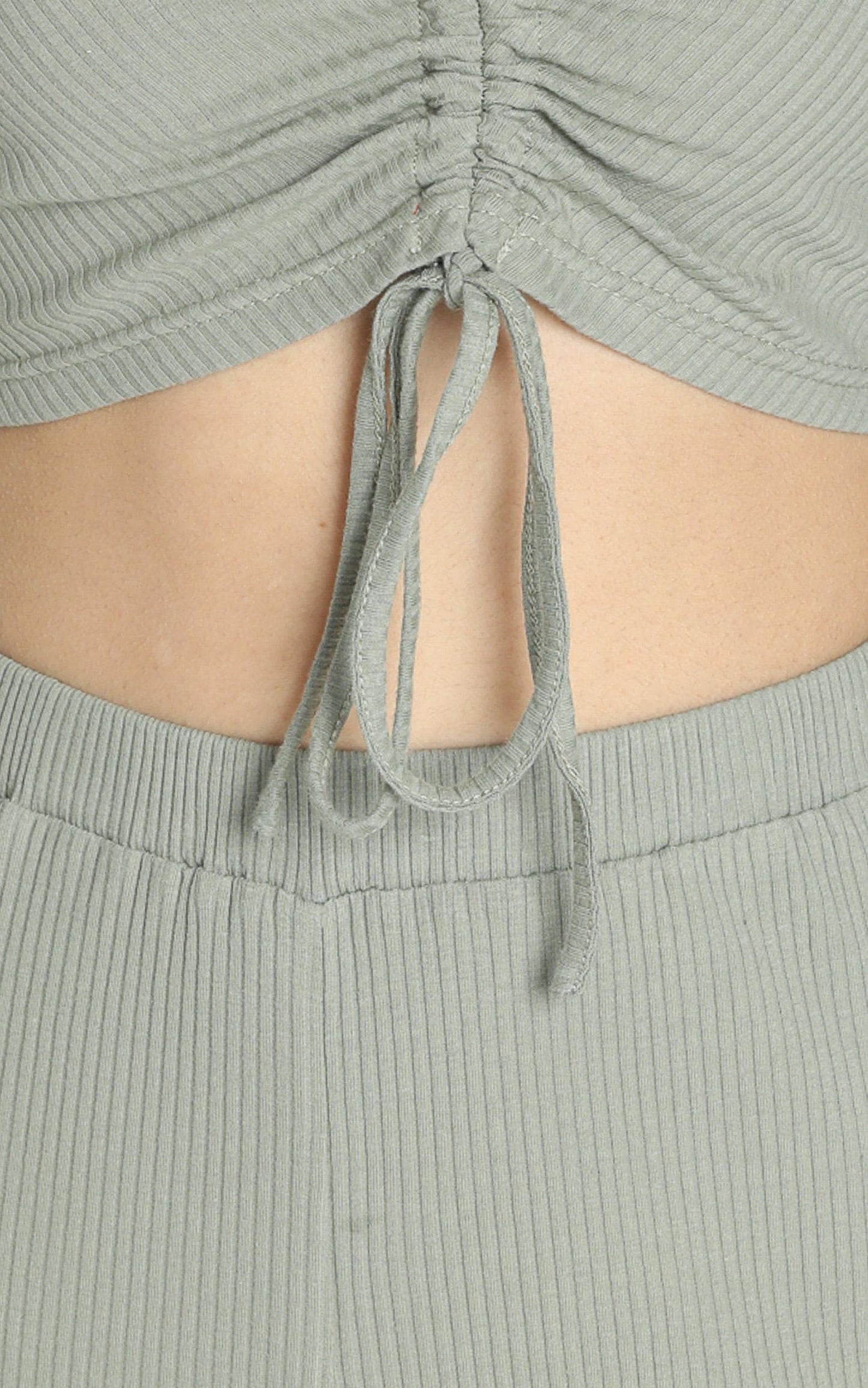 Roma Two Piece Set in Khaki
