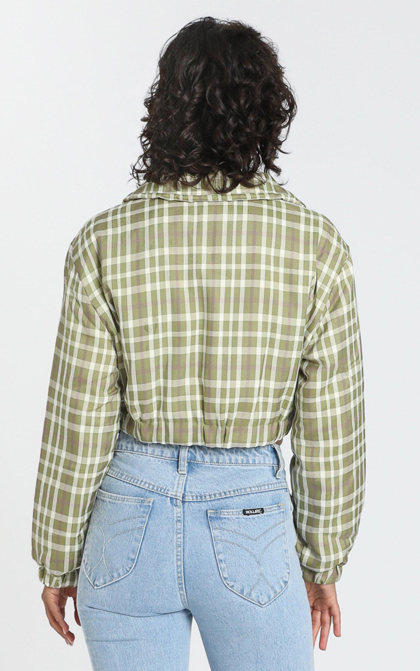 Natascha Coat in Khaki Check