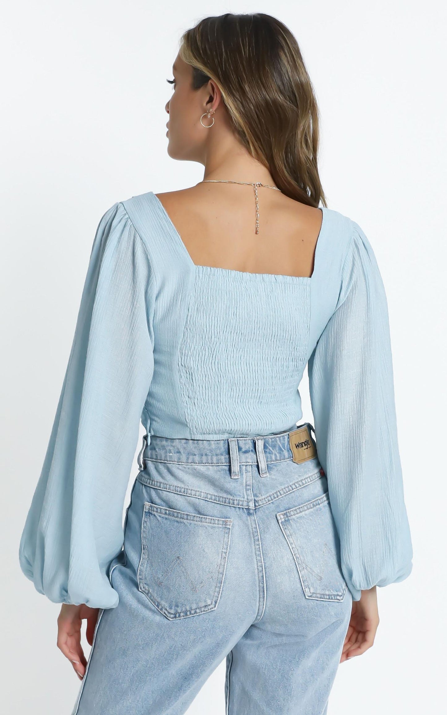Everly Top in Blue