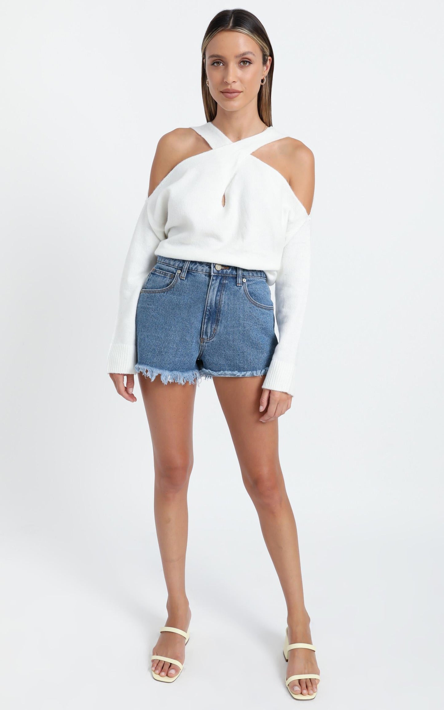 Ellis Knit in White