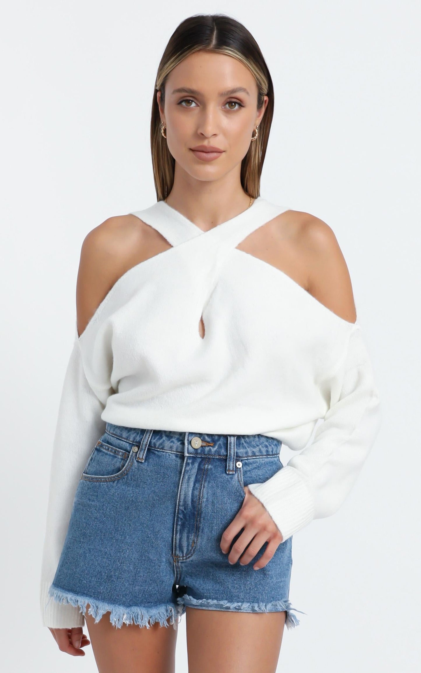 Ellis Knit in White