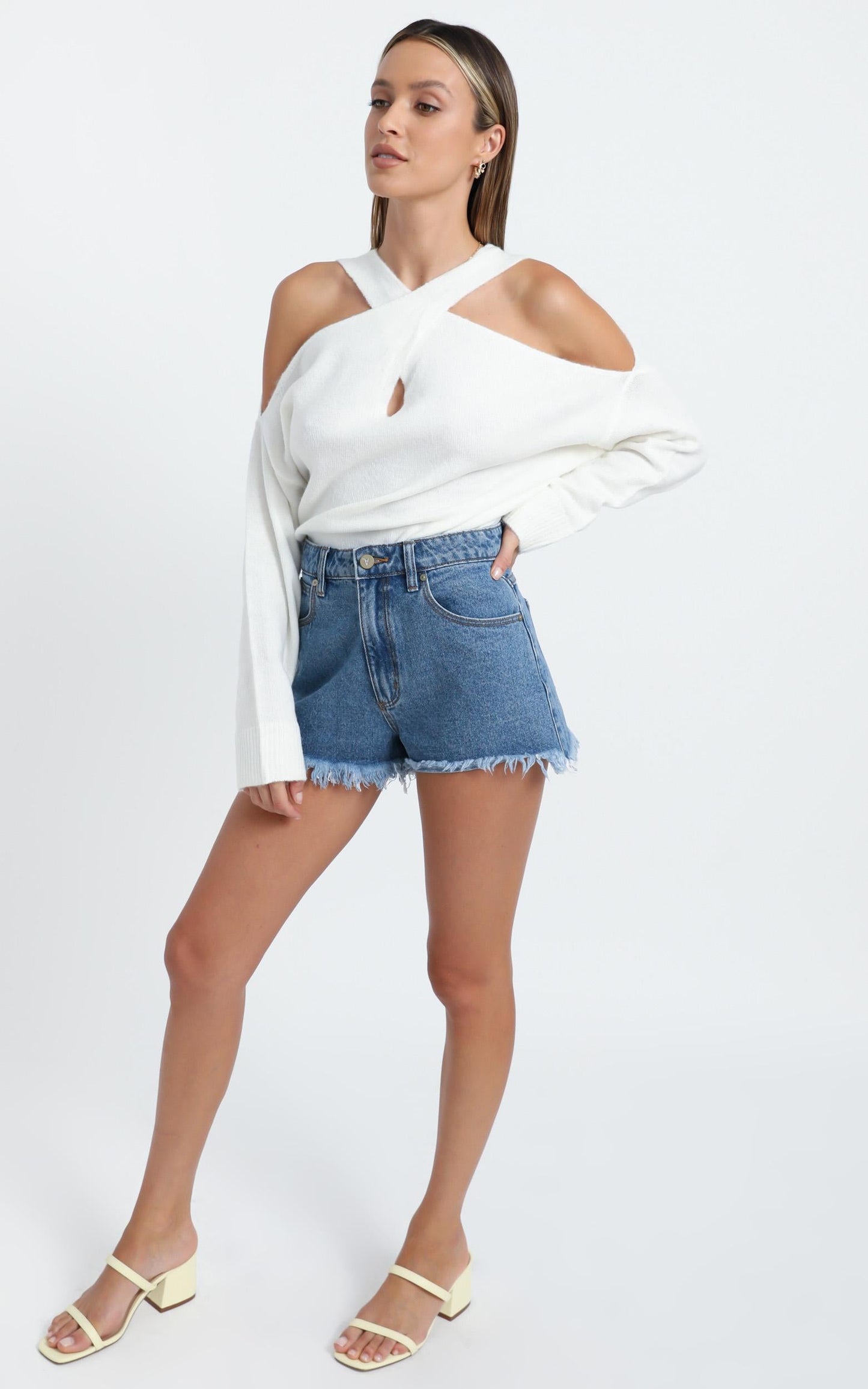 Ellis Knit in White