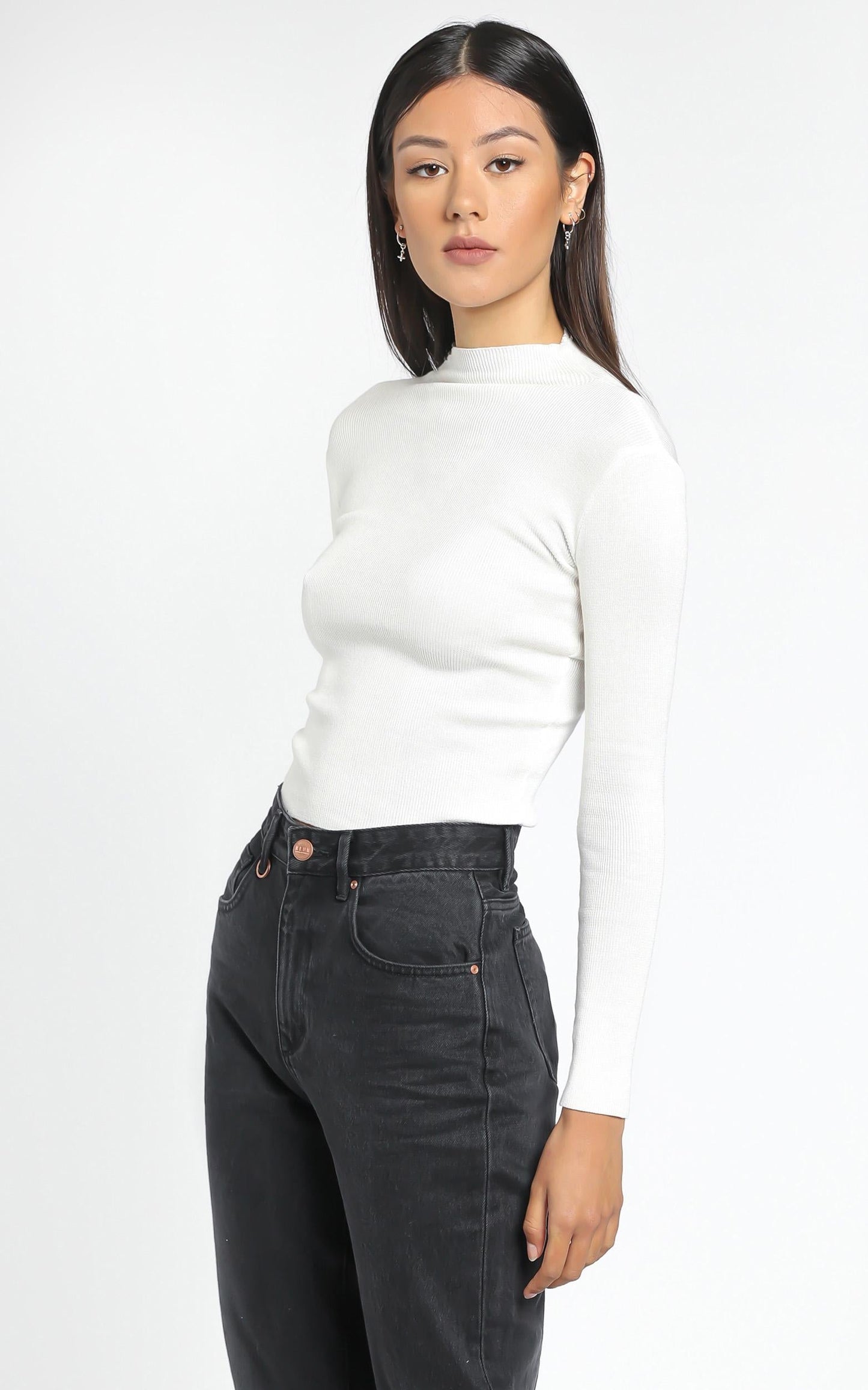 Lust For Life Knit Top in White