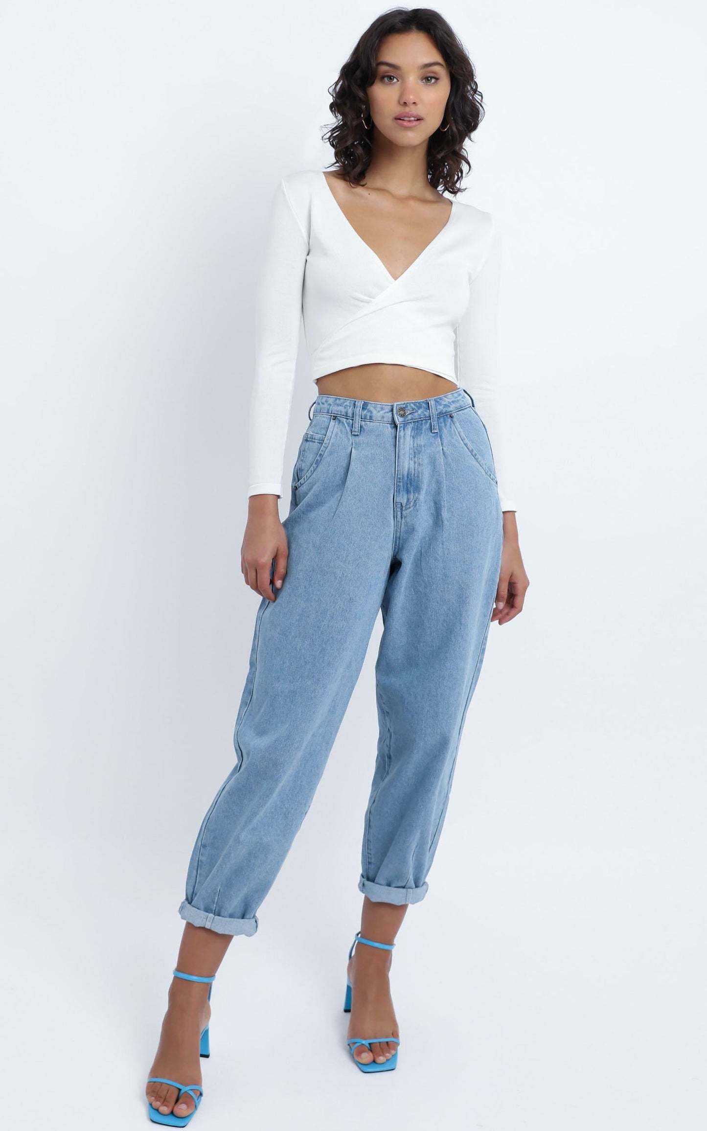 Vaughn Knit Top in White