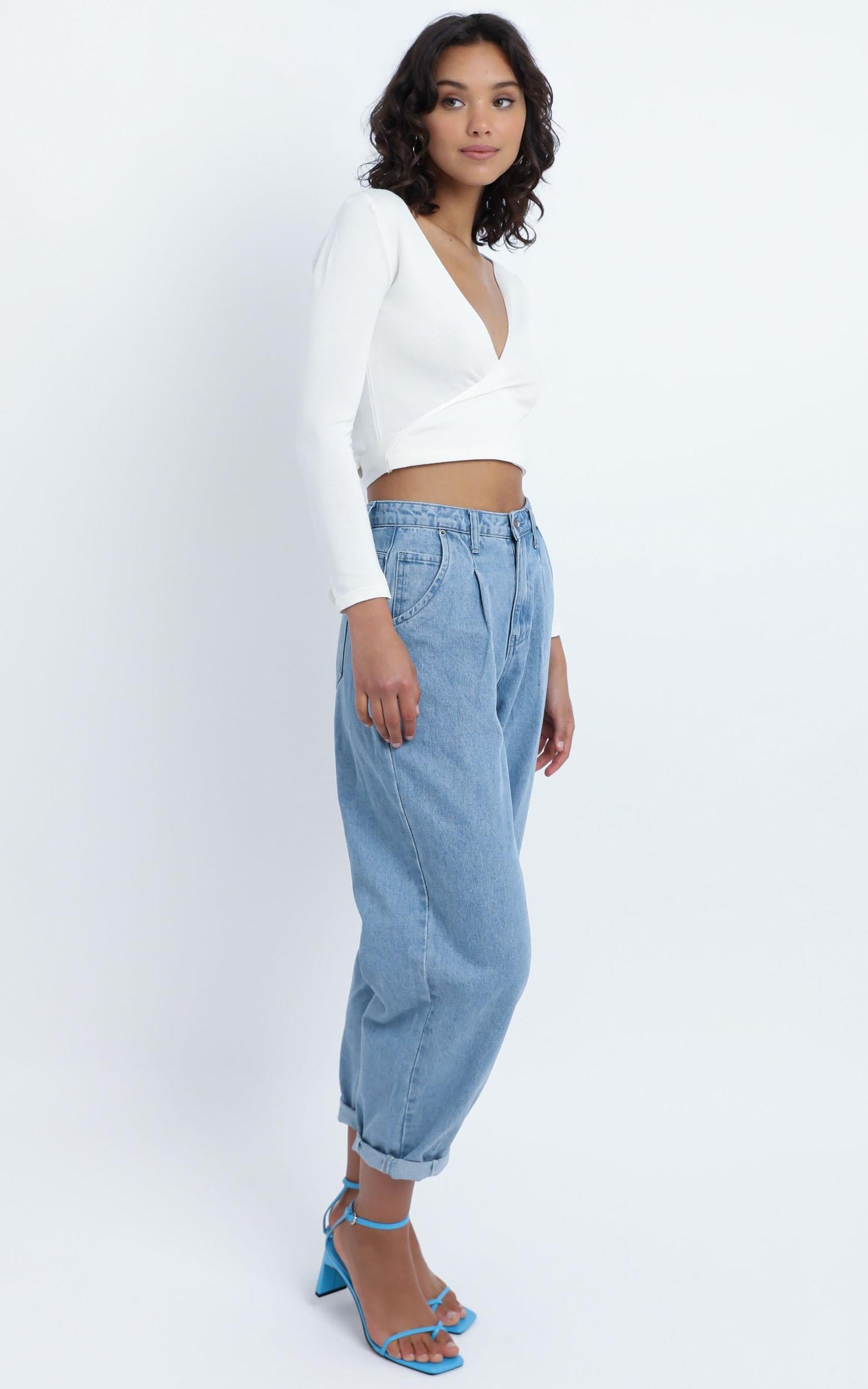 Vaughn Knit Top in White