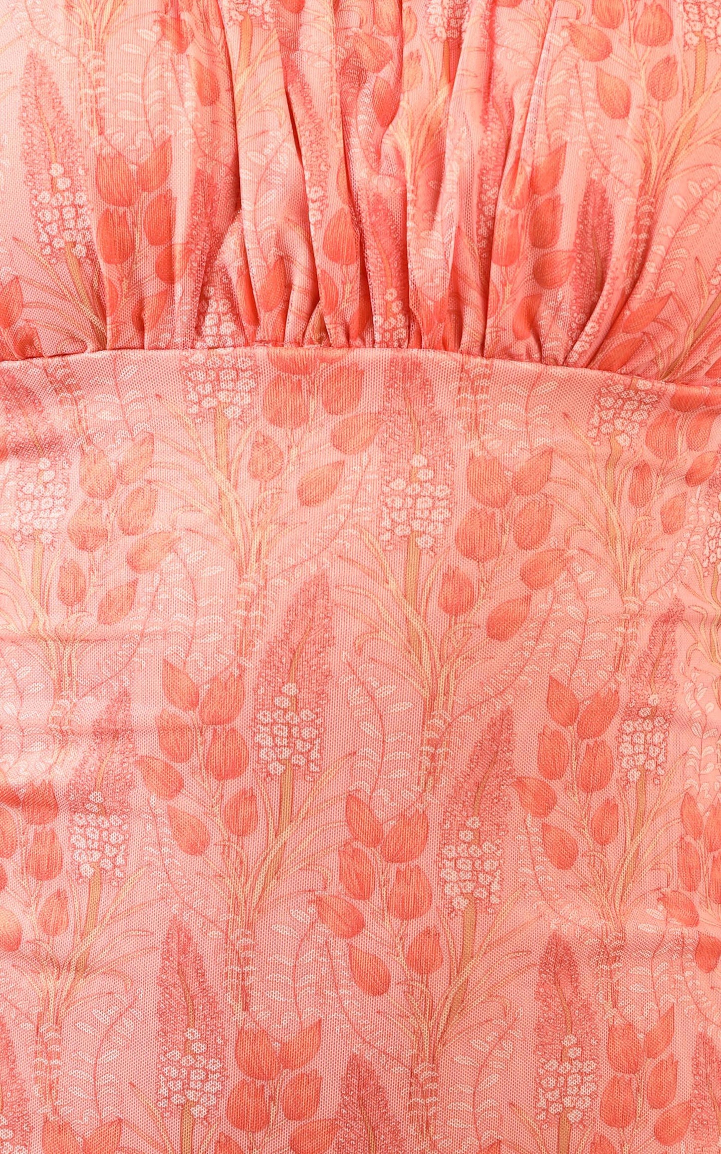 Walls Caving In Dress in Peach Print