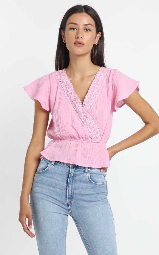 Walter Top in Prism Pink