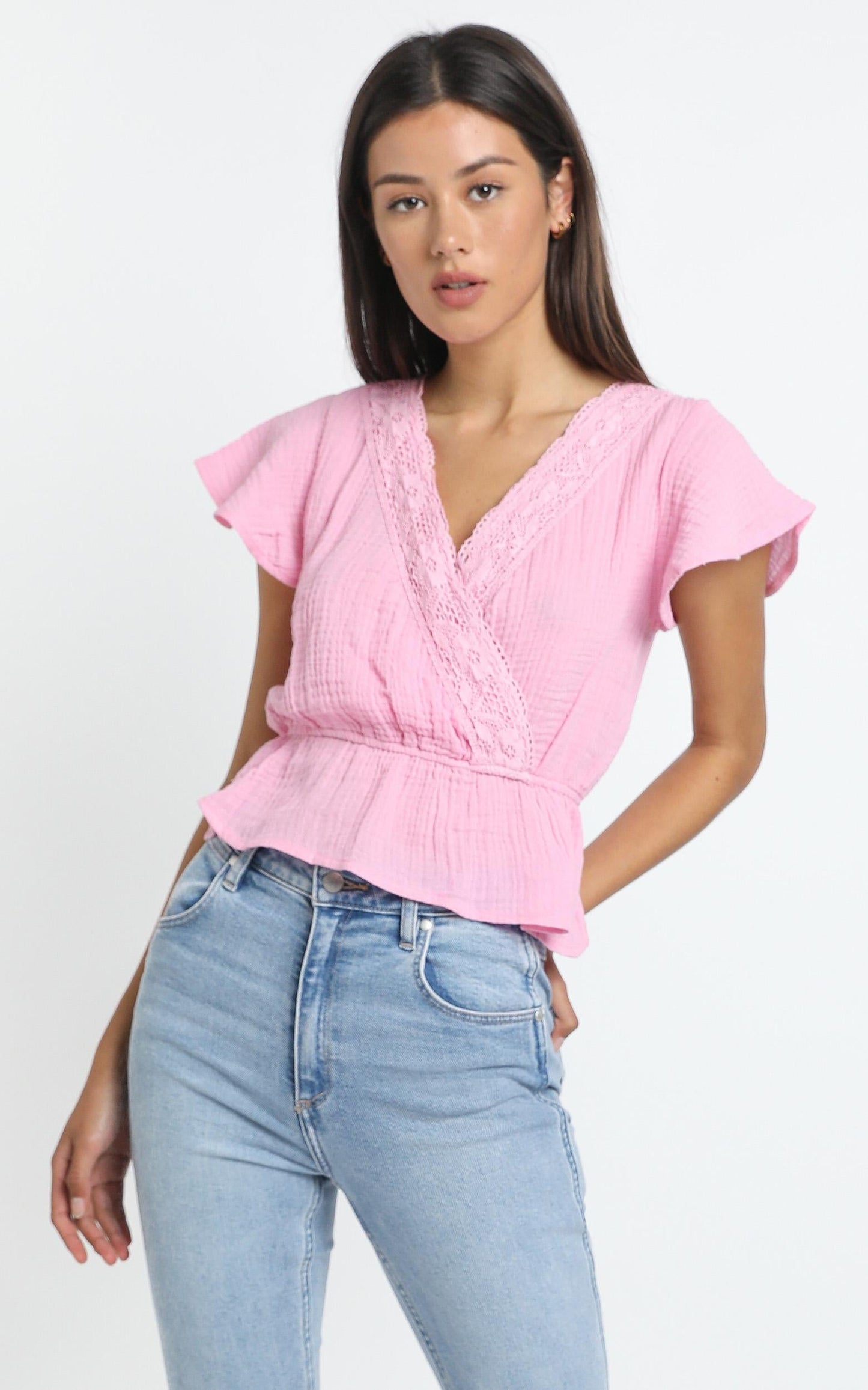 Walter Top in Prism Pink