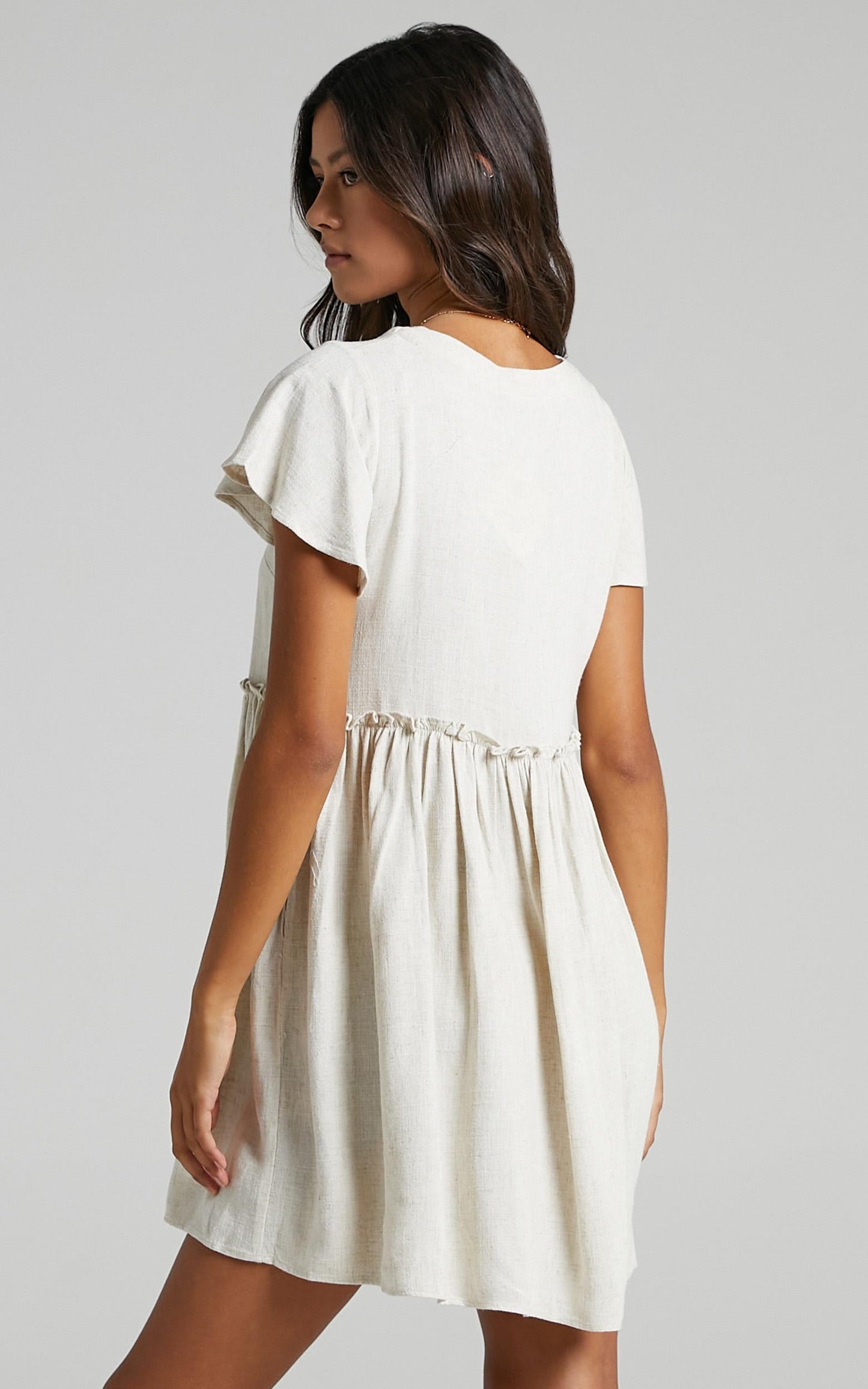 Want Attention Dress In Beige
