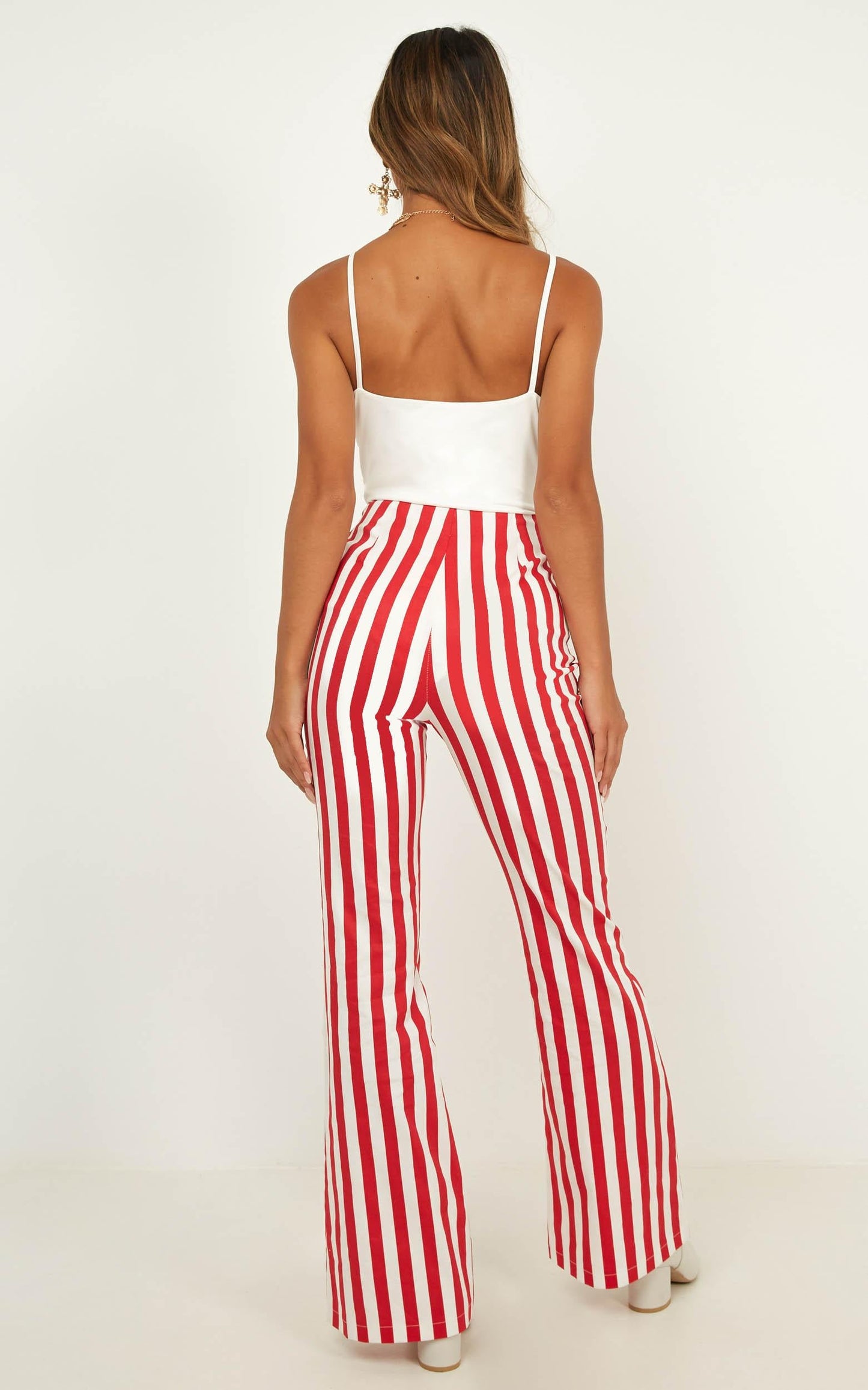 Wanderers Life Pants In Red Stripe
