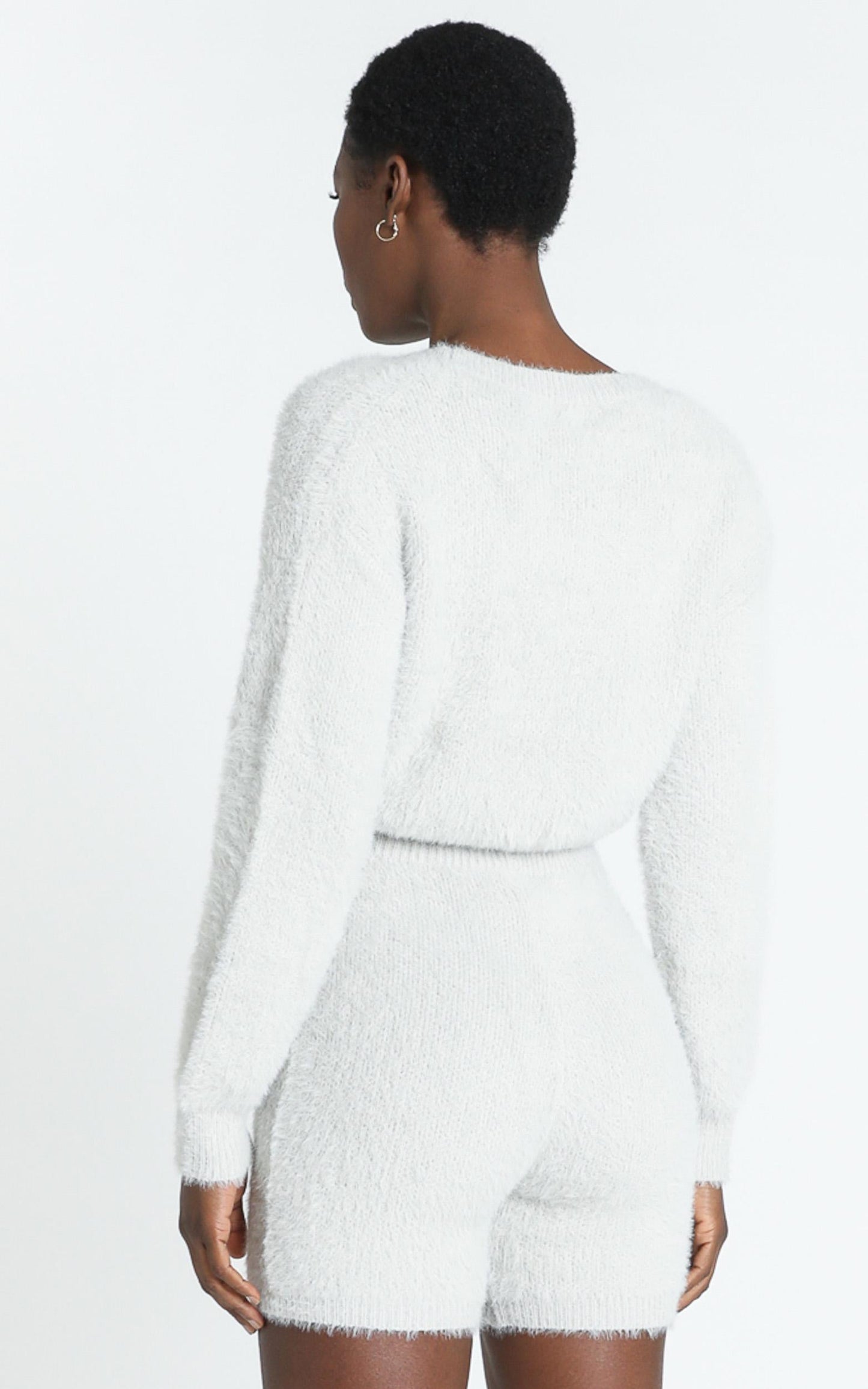 Wanna Snuggle Two Piece Set in Grey