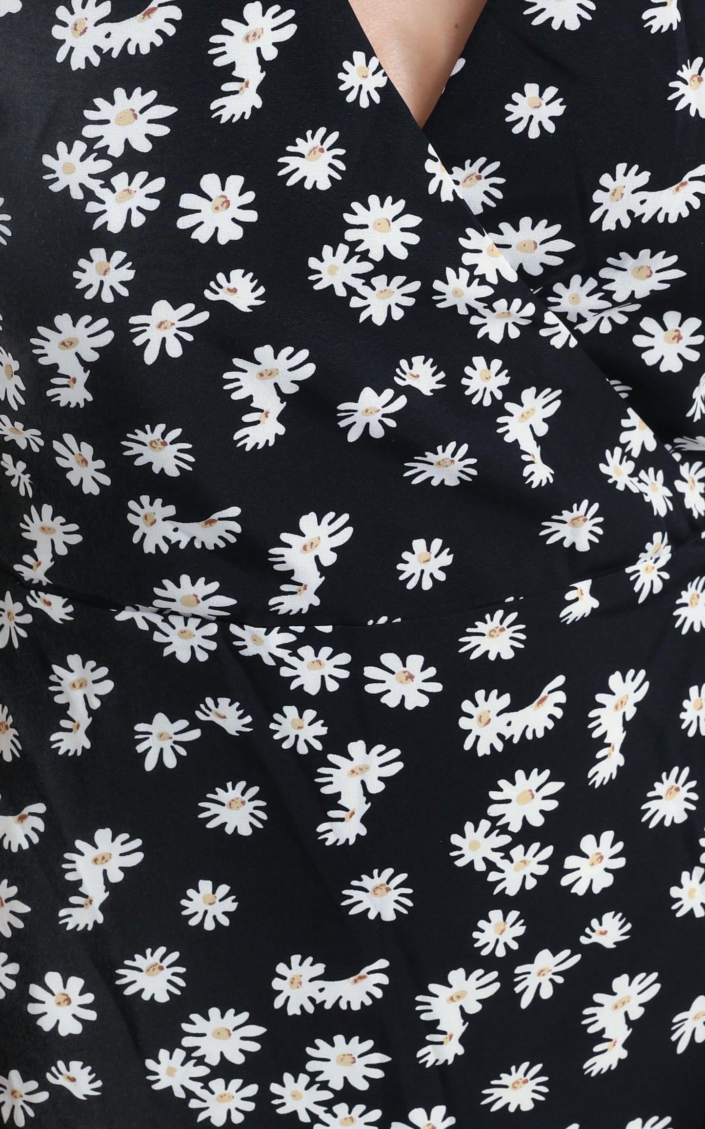 Washington Dress in Black Floral