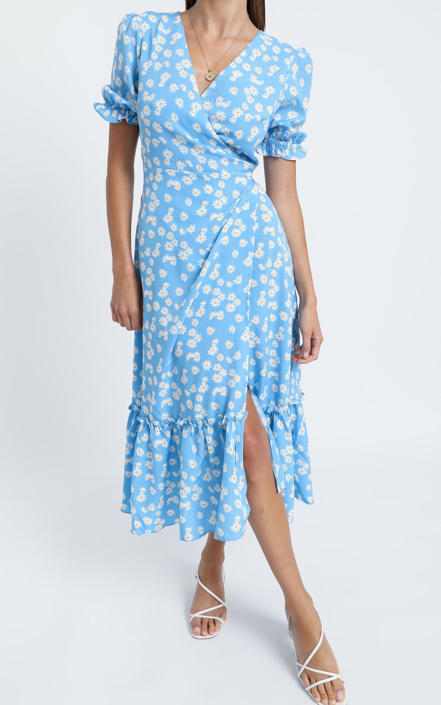 Washington Dress in Blue Floral