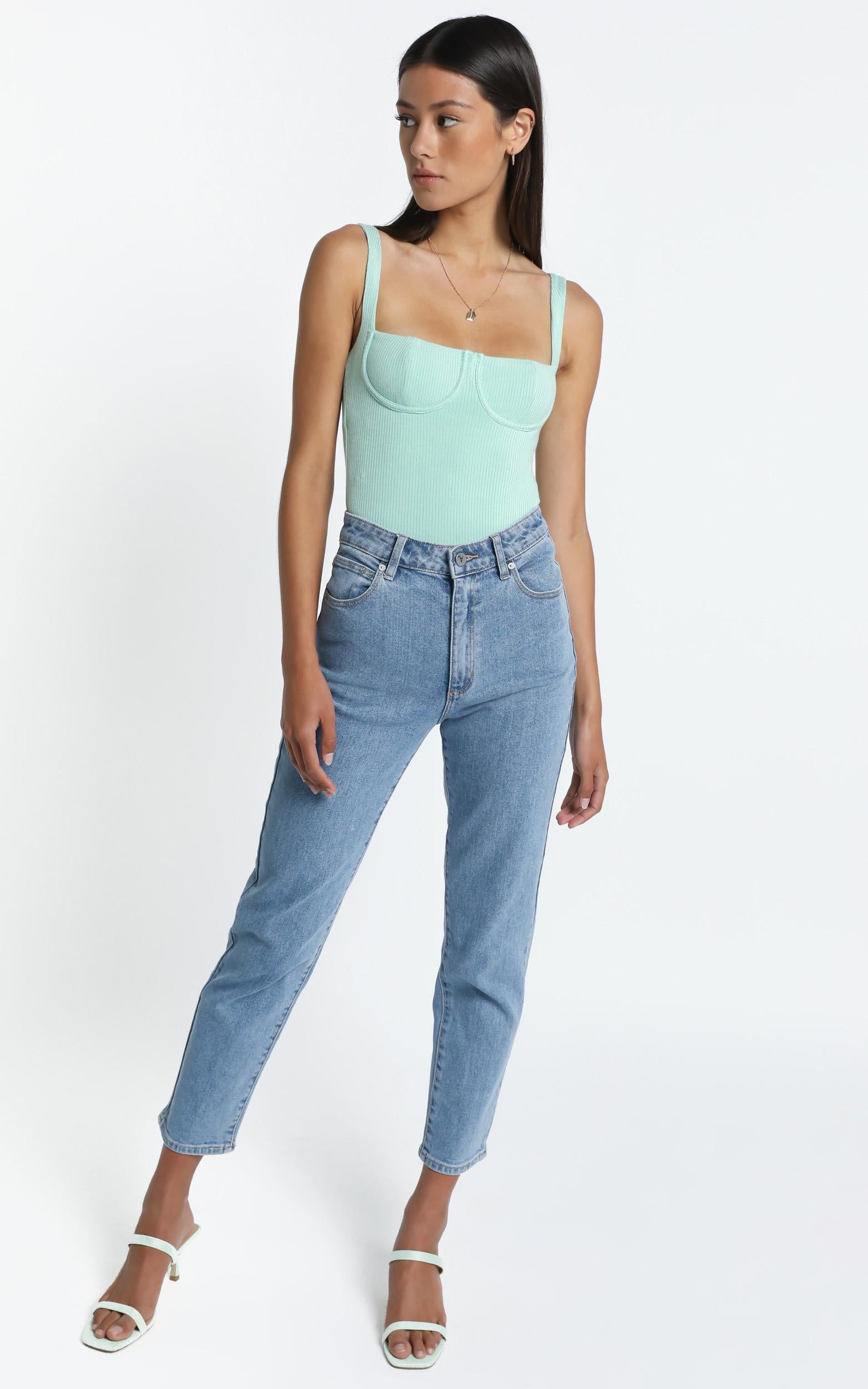 Lotty Bodysuit in Sage