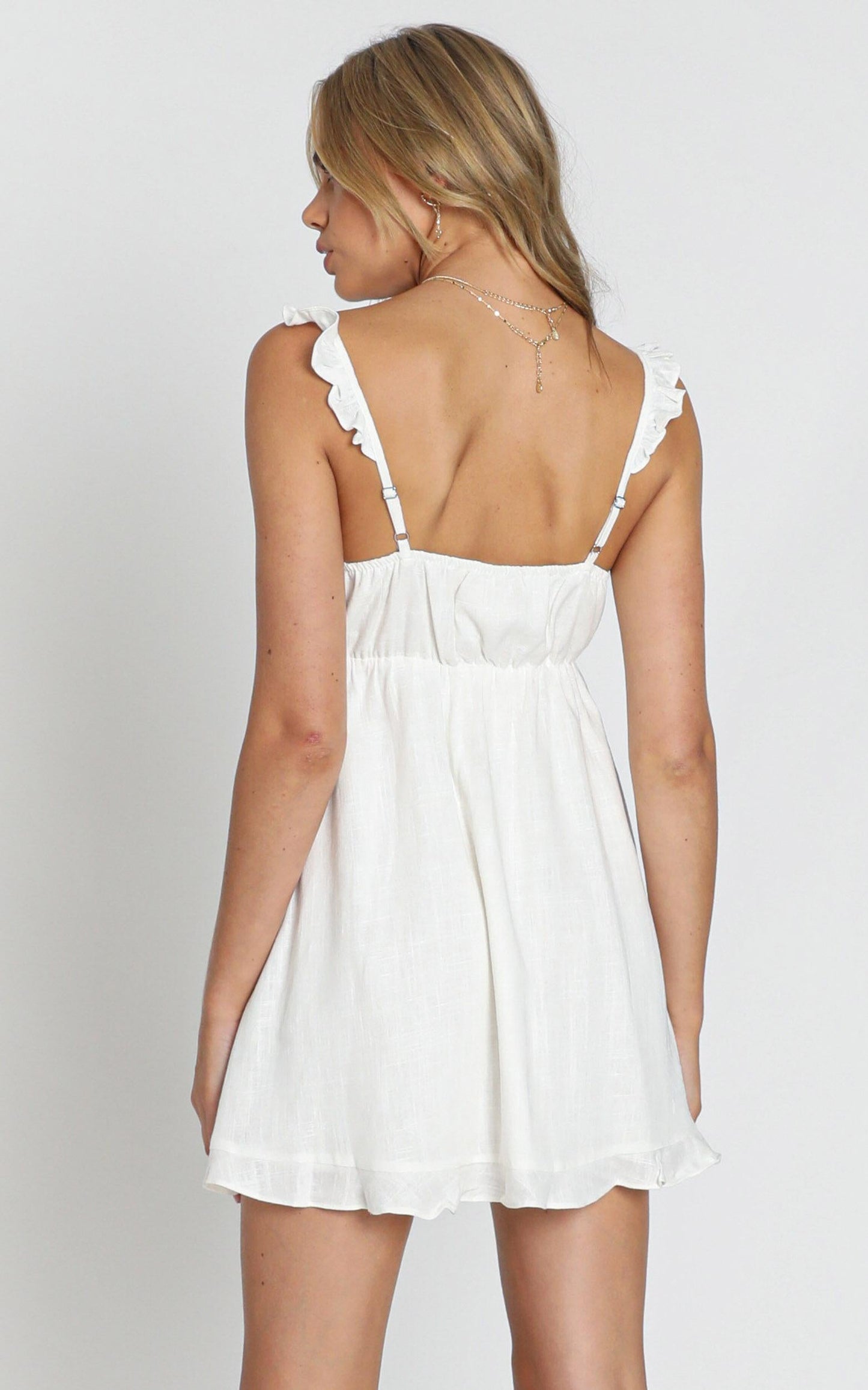 Wild Beauty Dress In White