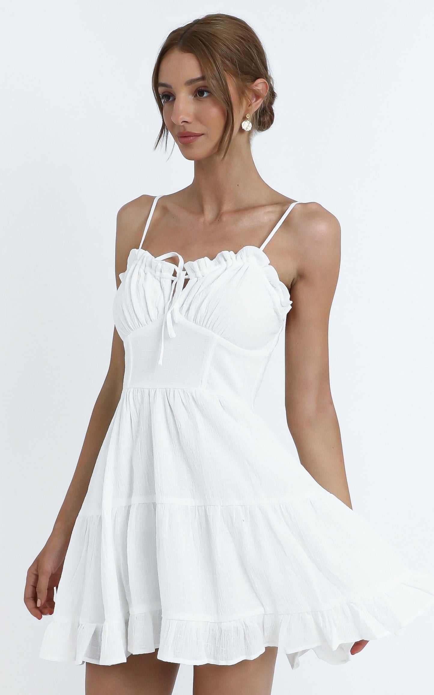 Abigail Dress in White