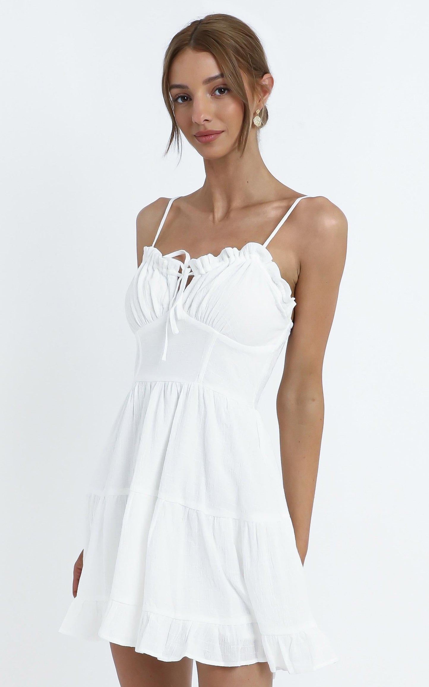 Abigail Dress in White
