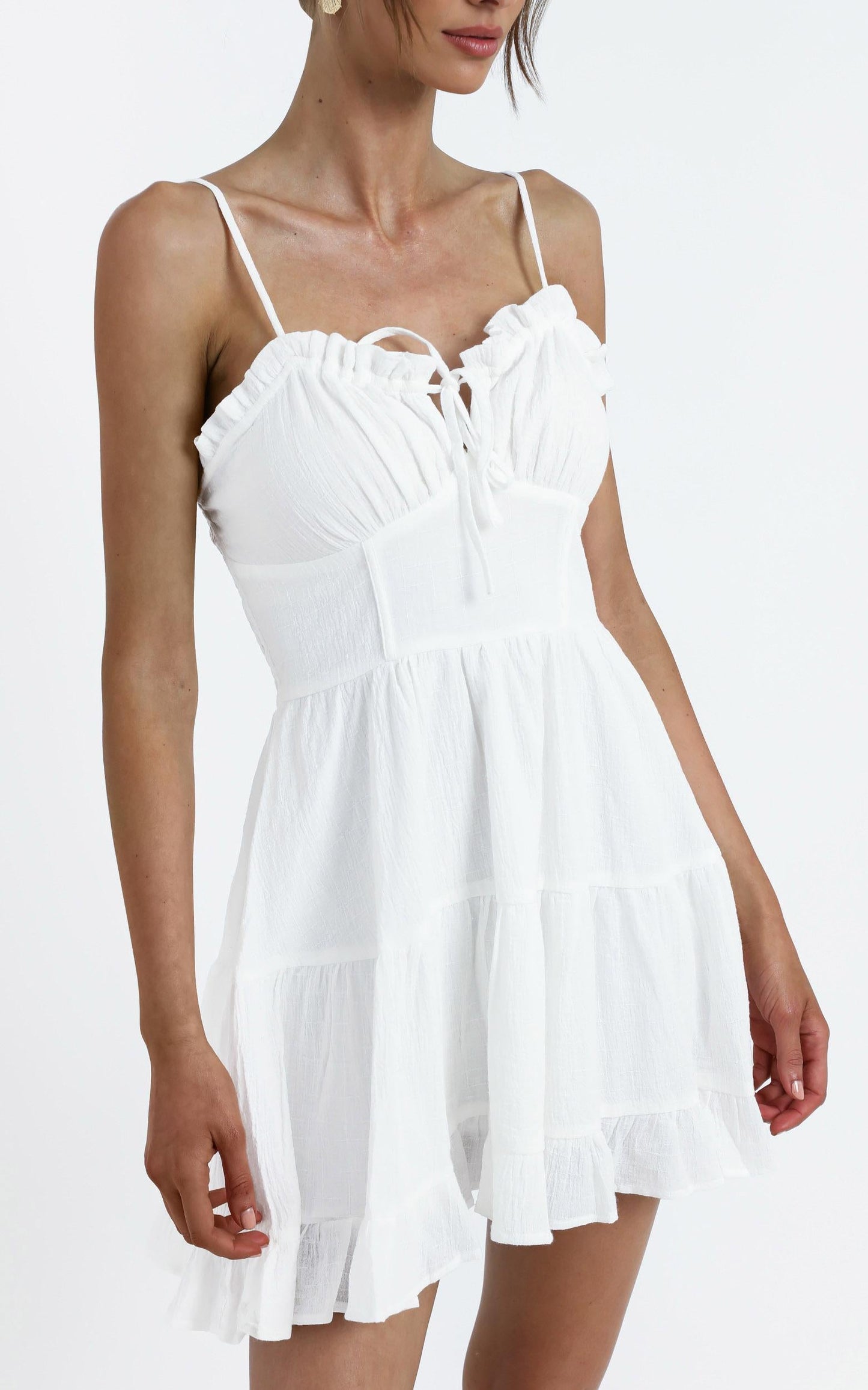 Abigail Dress in White