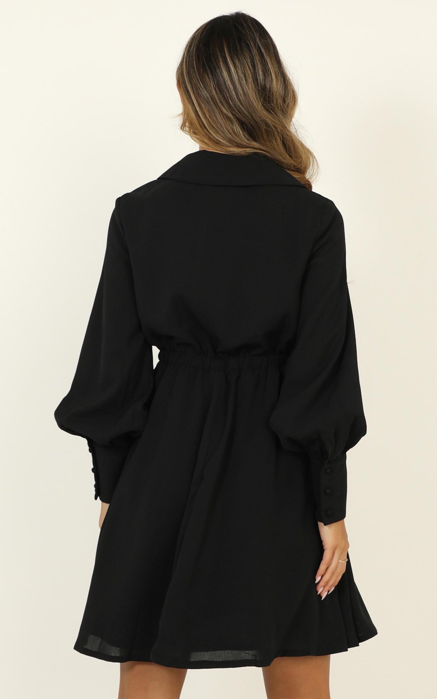Weekly Planner Dress In Black