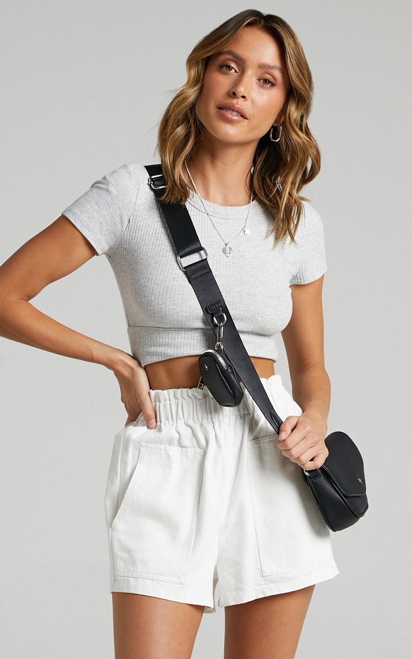 Tell A Friend Shorts in White
