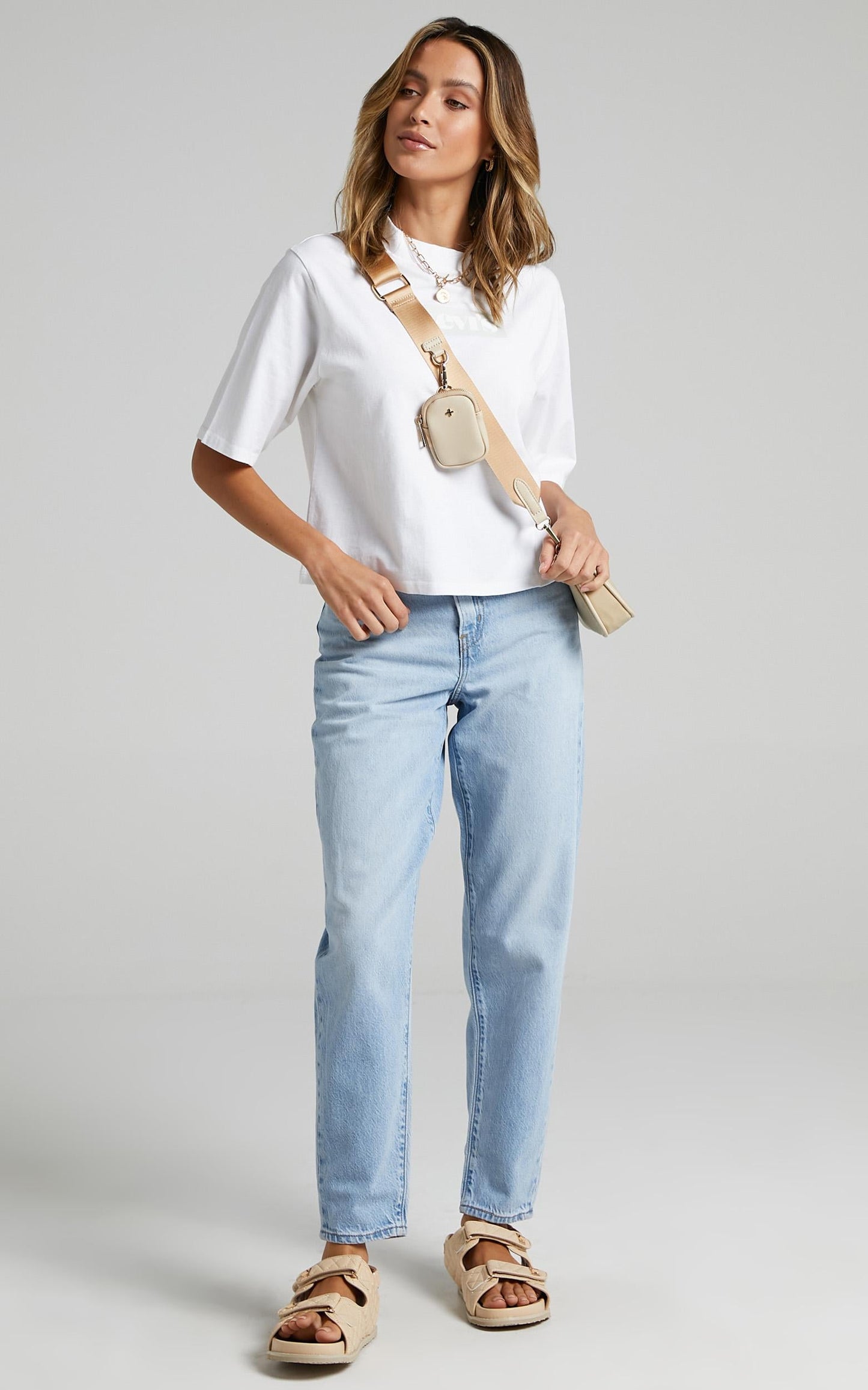 Levis - Heavyweight Box Logo Tee in White