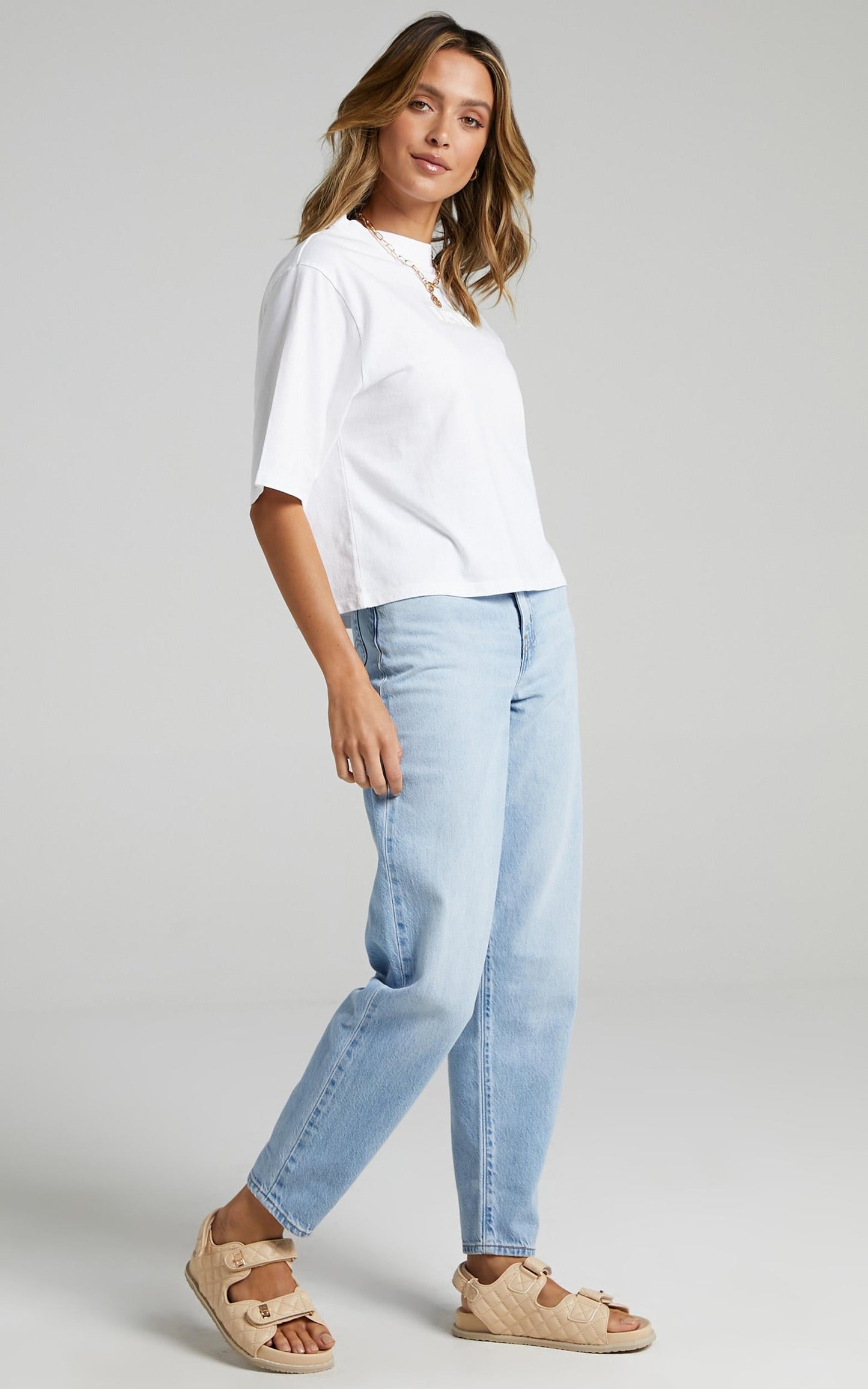 Levis - Heavyweight Box Logo Tee in White