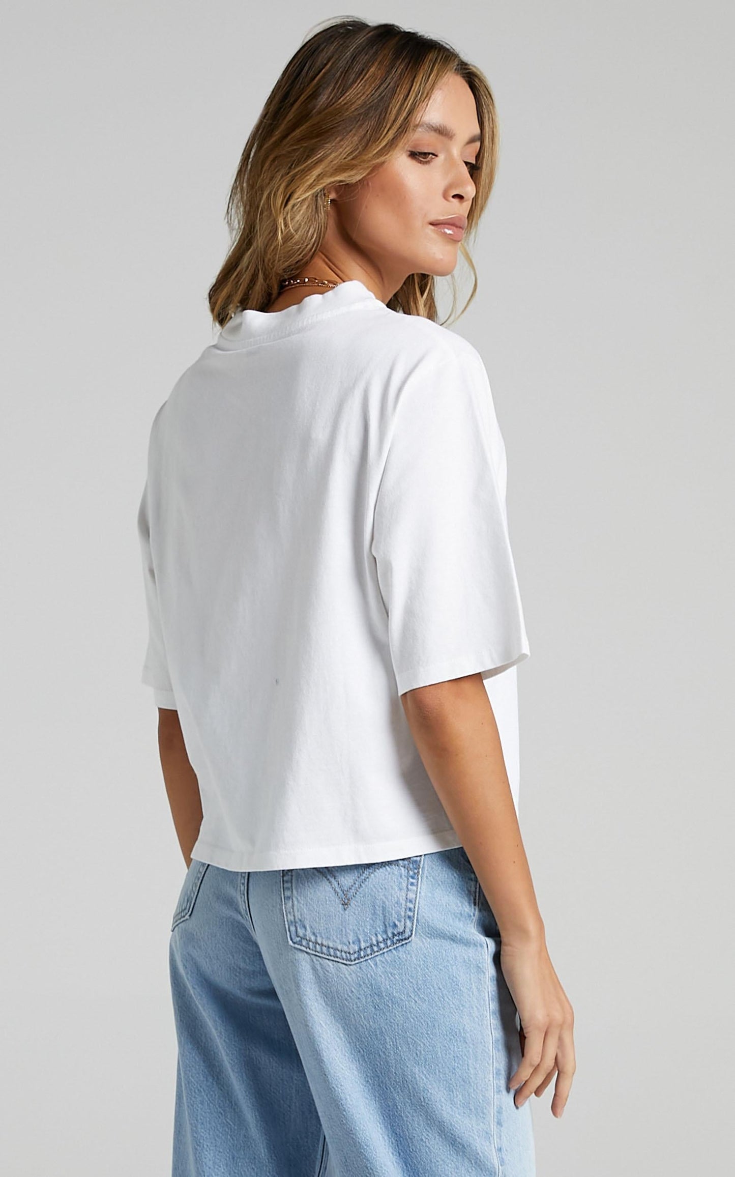 Levis - Heavyweight Box Logo Tee in White
