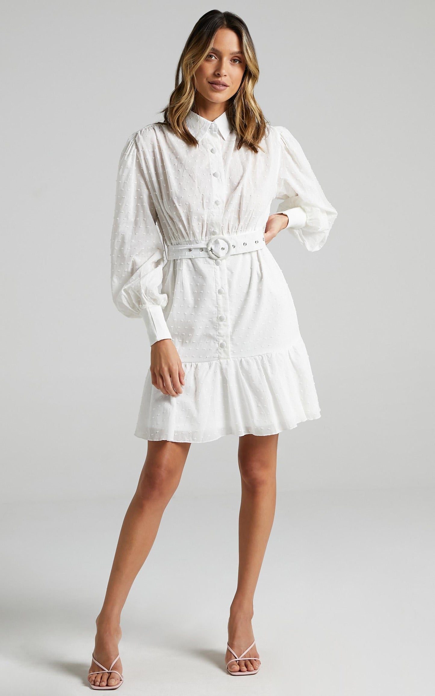 Turella Dress in White