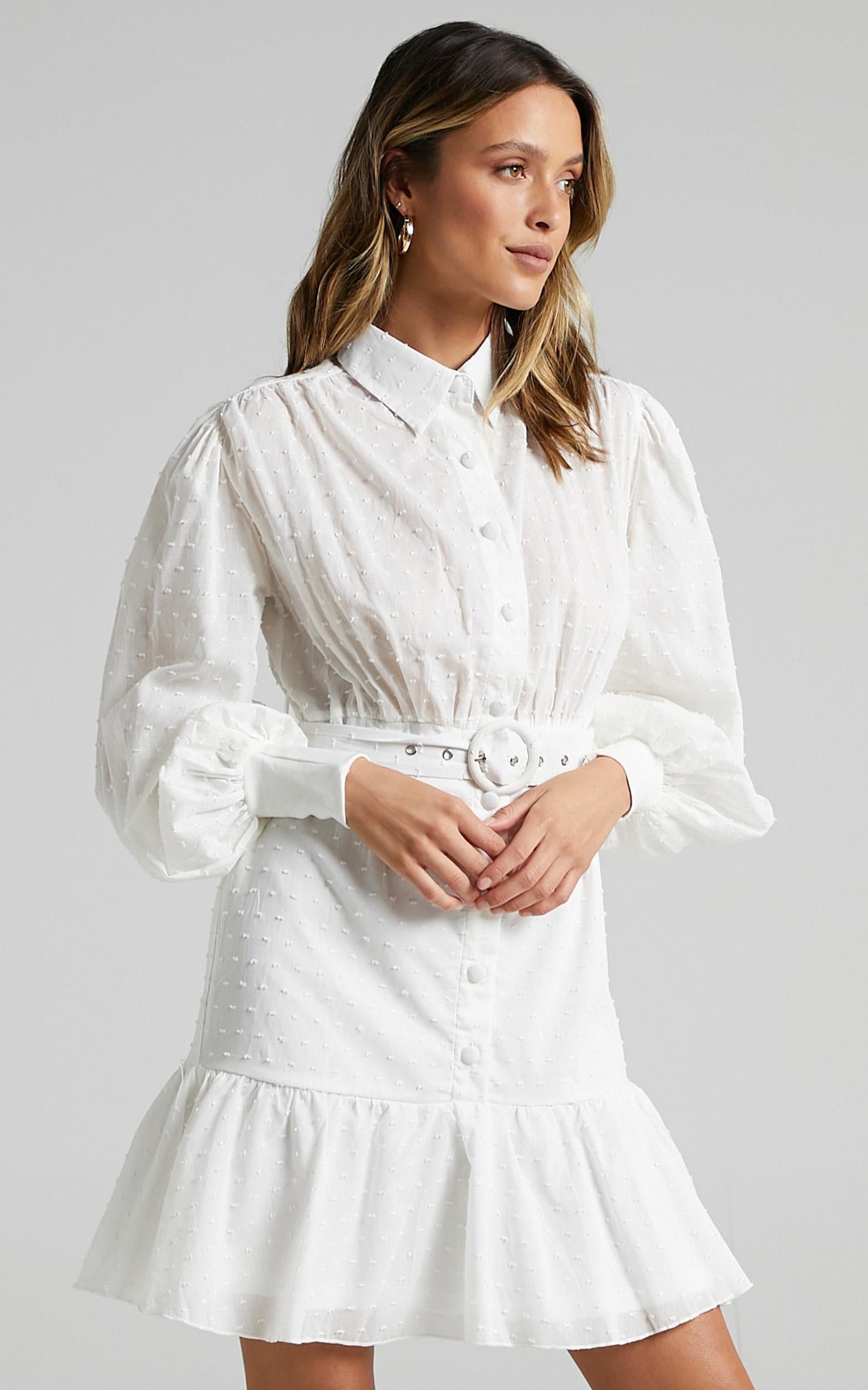 Turella Dress in White