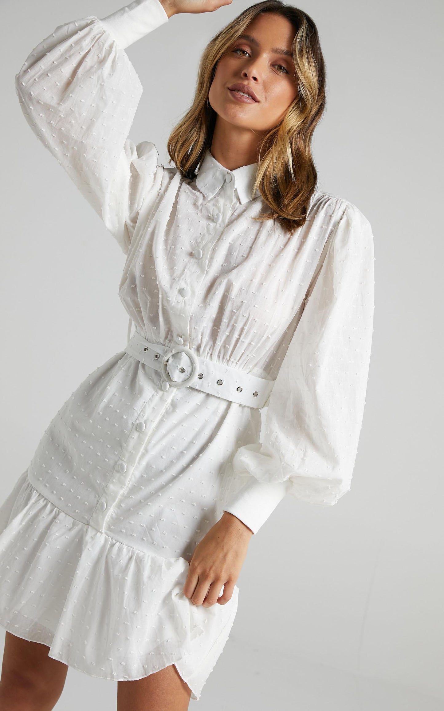 Turella Dress in White