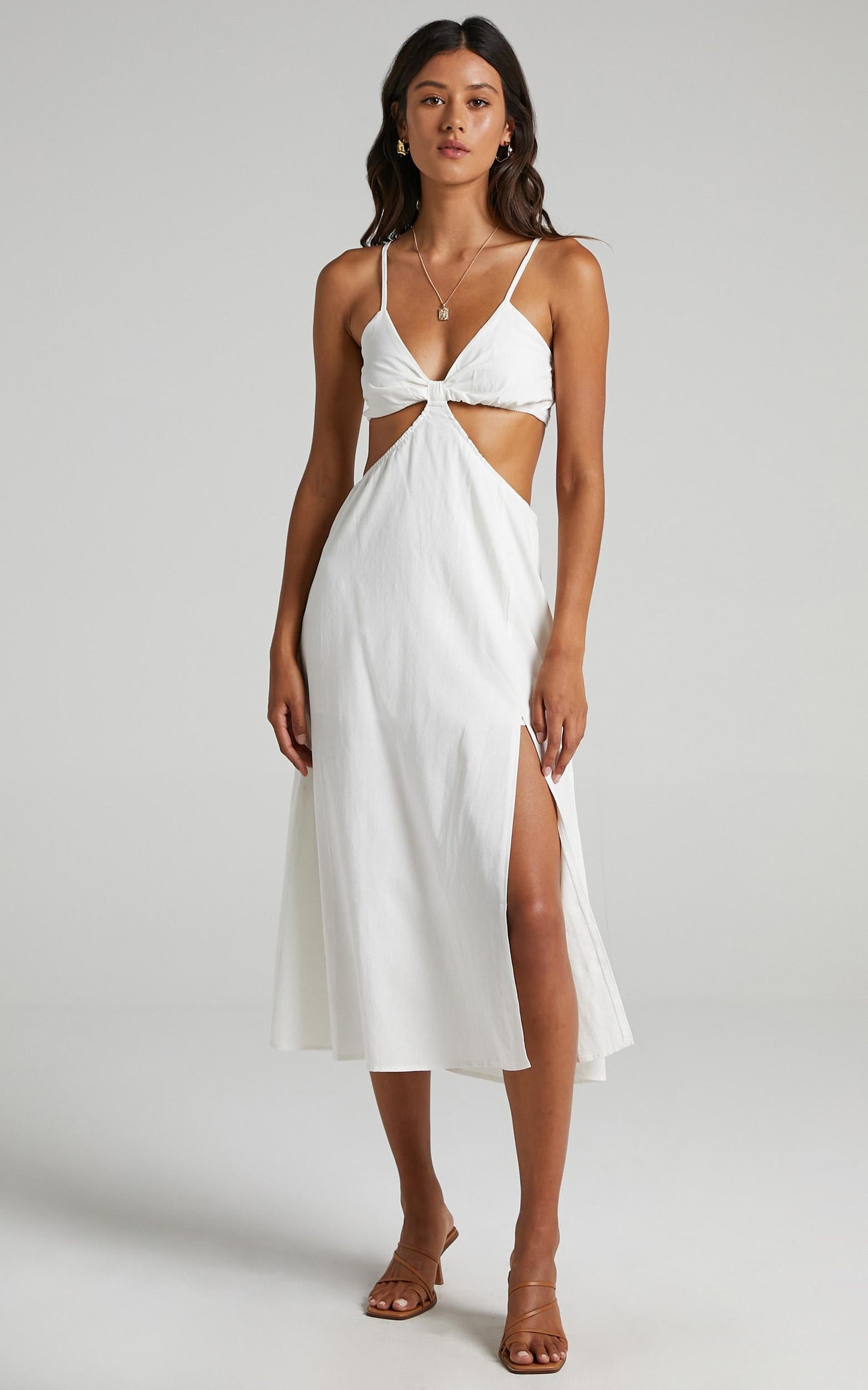 Melyssa Dress in White
