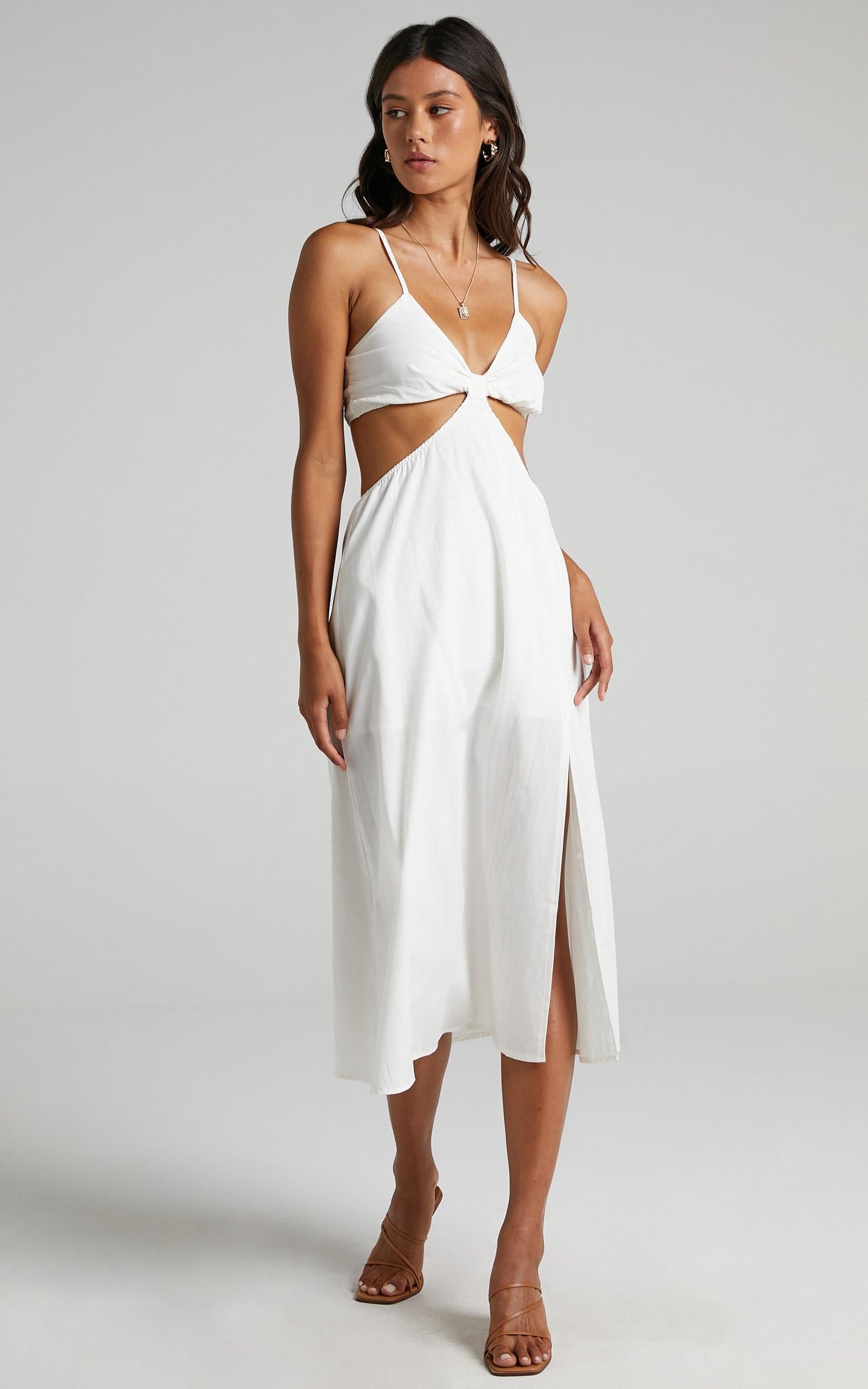 Melyssa Dress in White