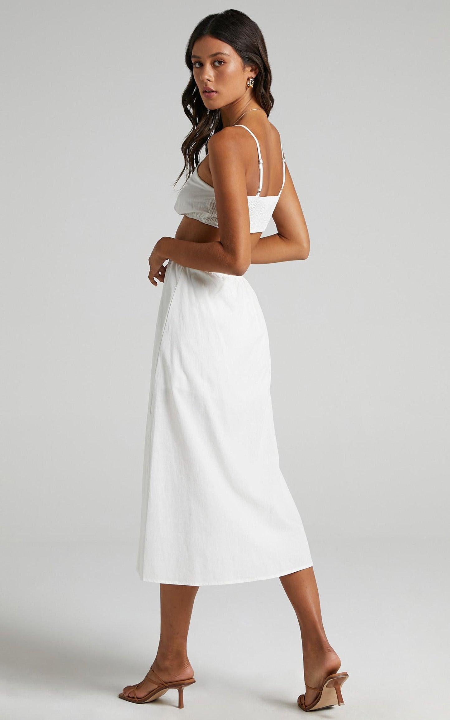 Melyssa Dress in White