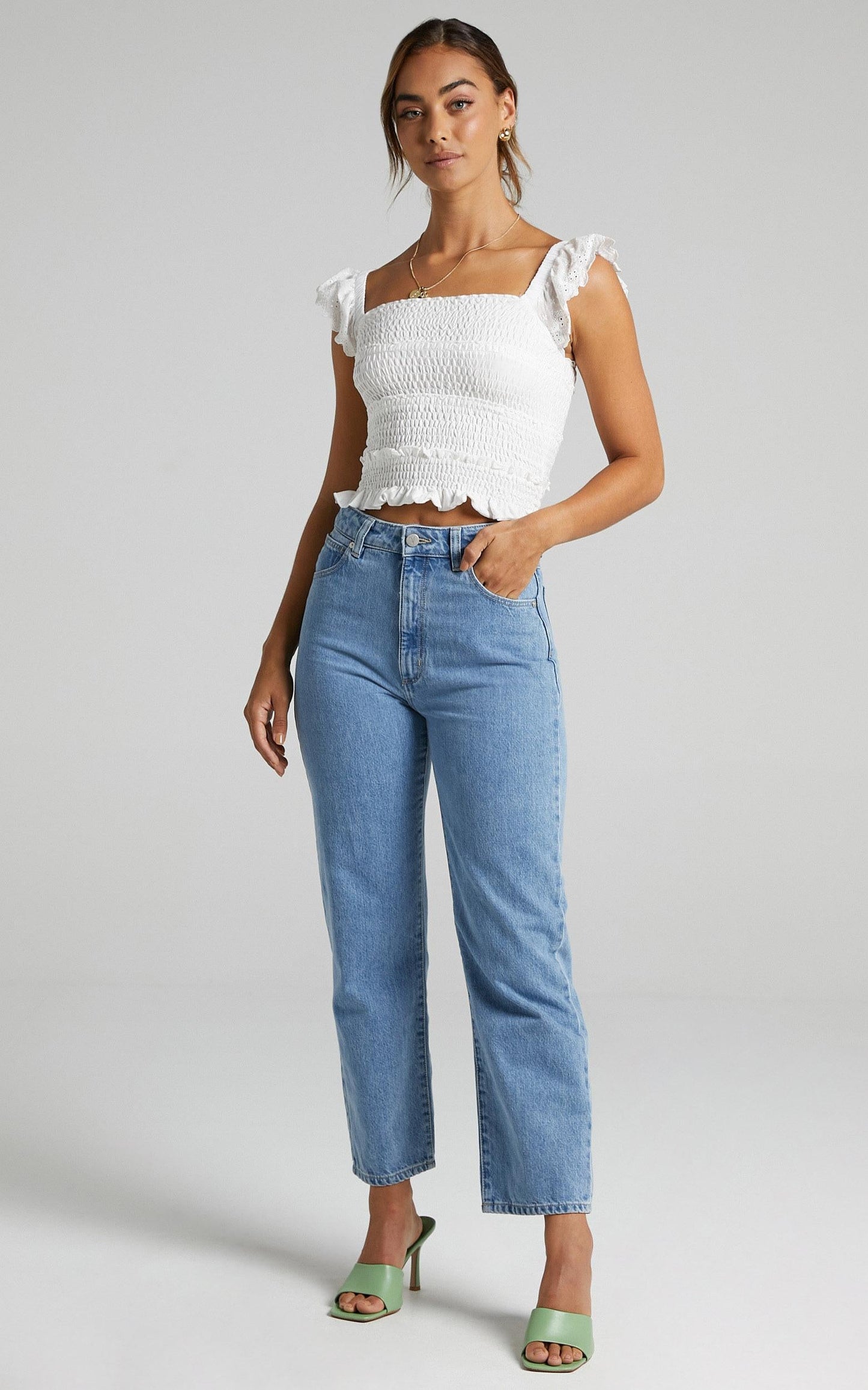 Alma Top in White