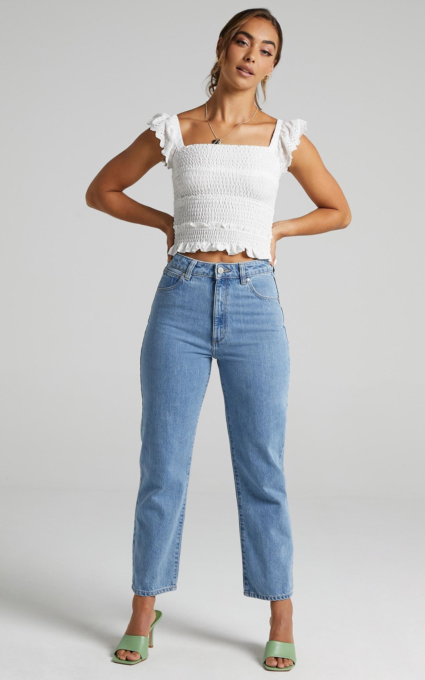 Alma Top in White