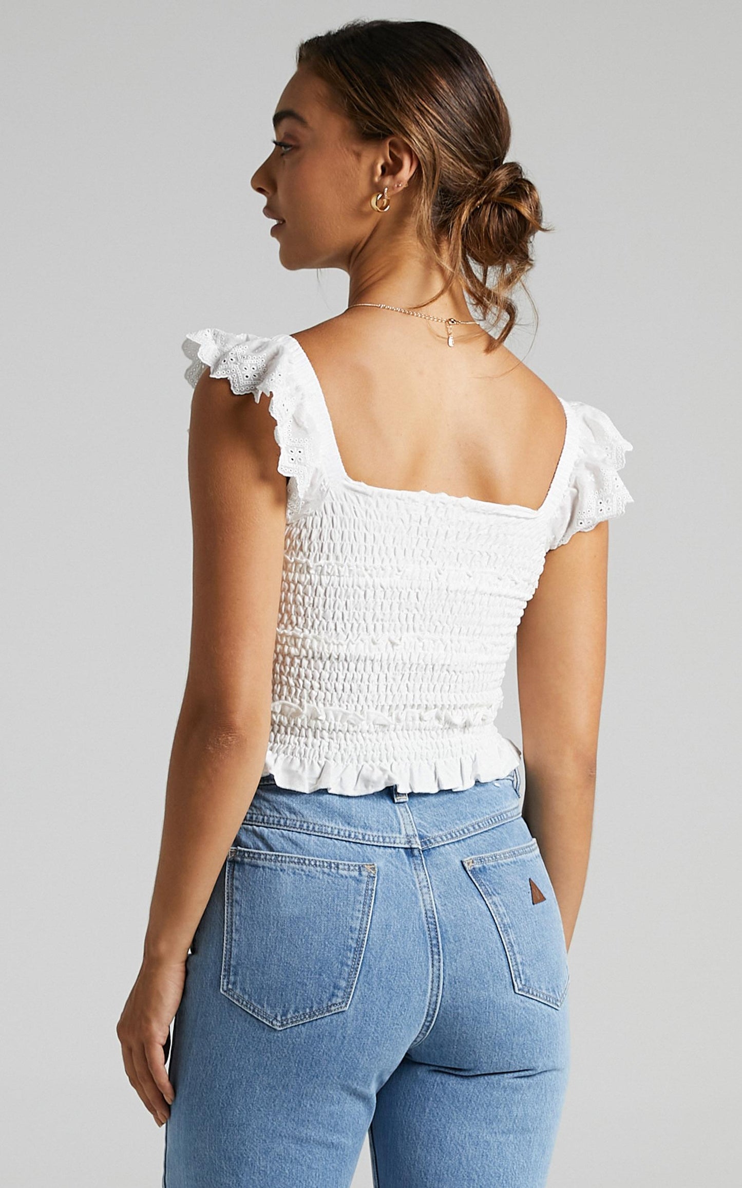 Alma Top in White