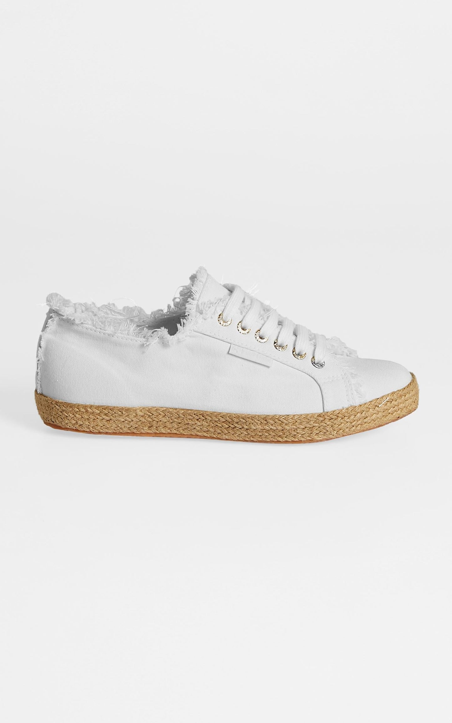 Superga - 2750 Fringed Cotton Rope Sneakers in 901 White