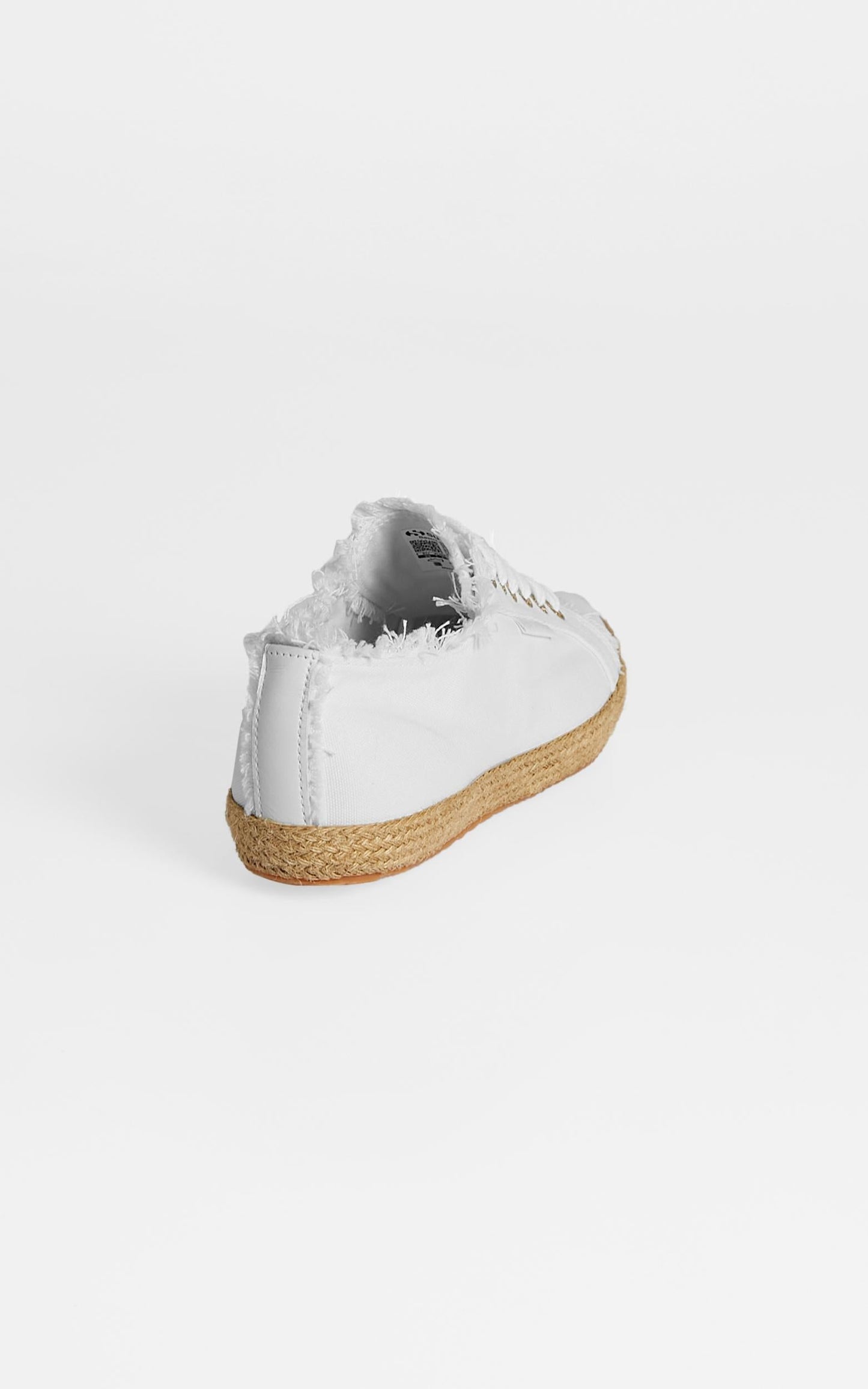 Superga - 2750 Fringed Cotton Rope Sneakers in 901 White