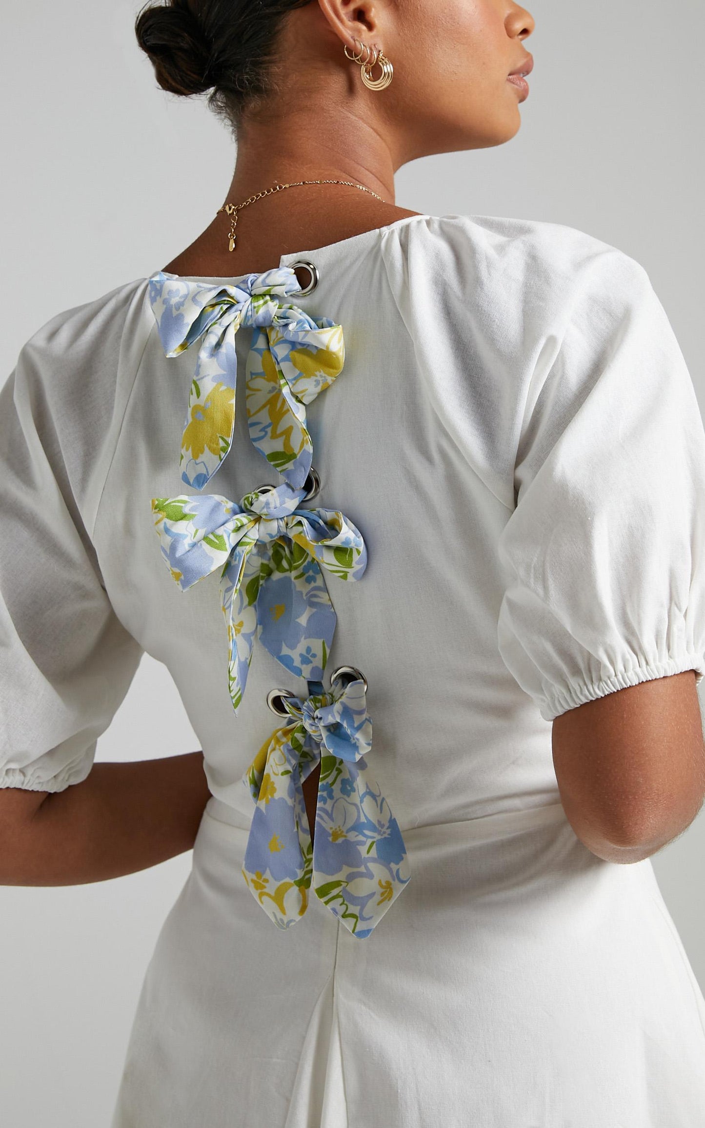 Riku Dress in White