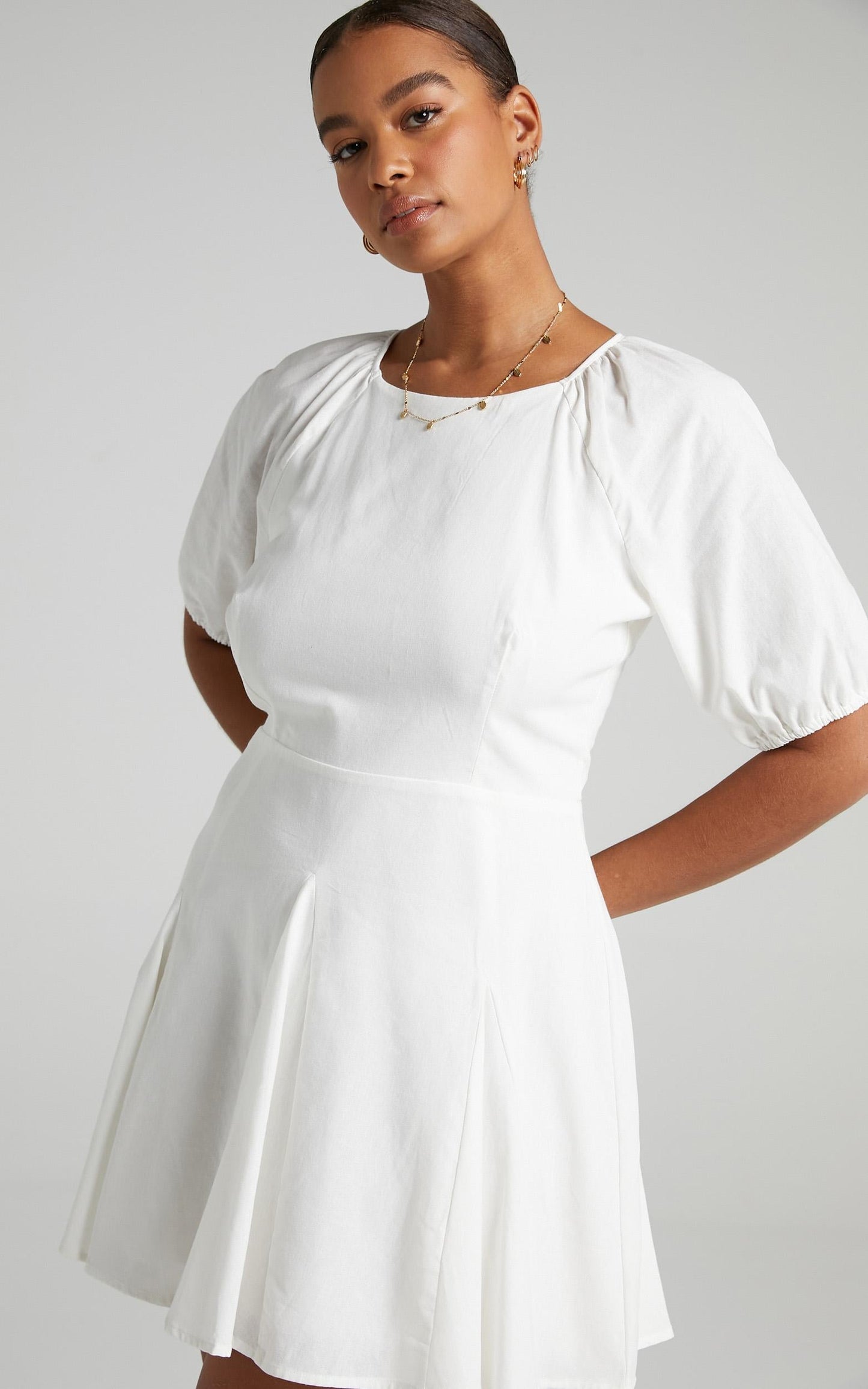 Riku Dress in White