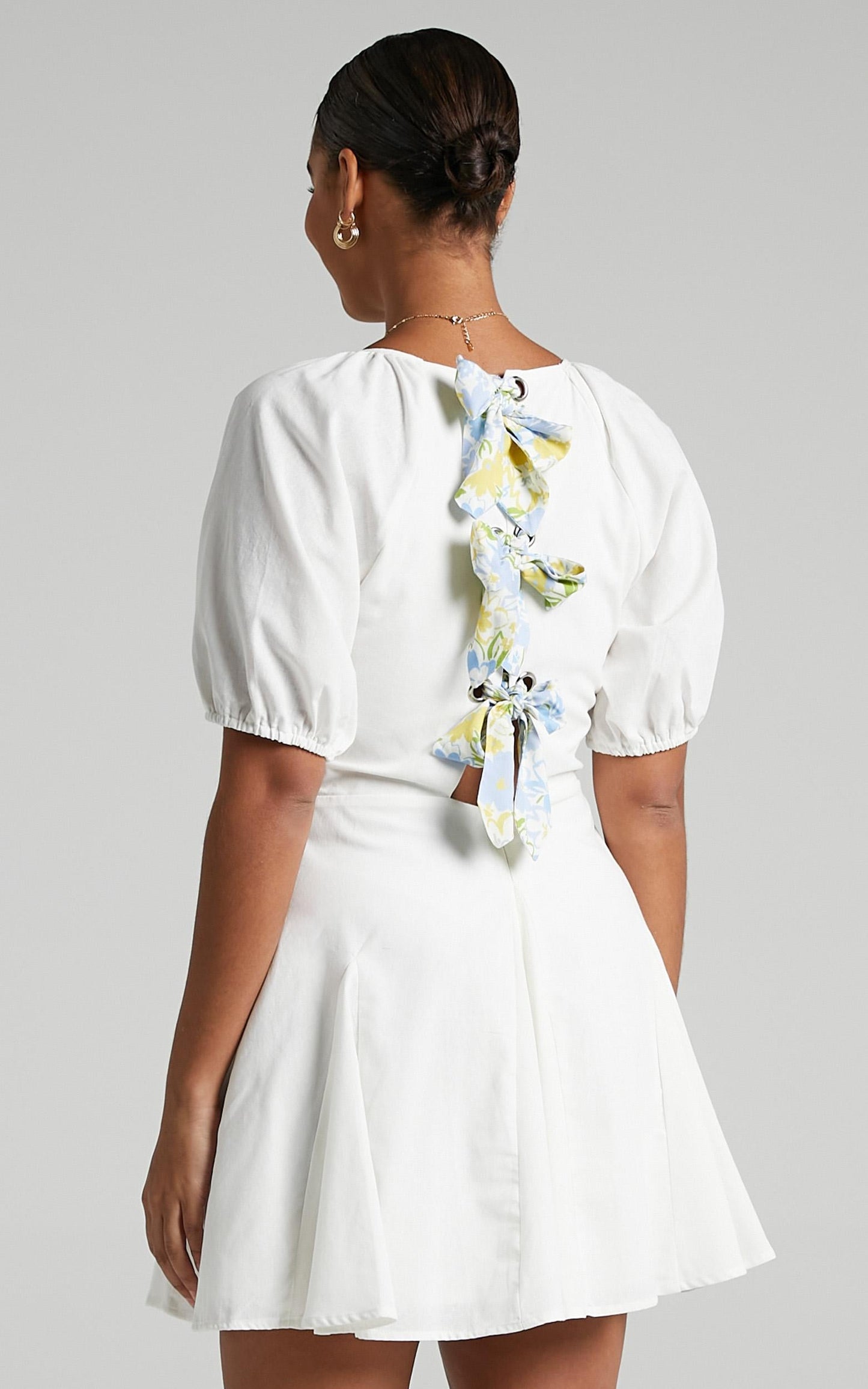 Riku Dress in White