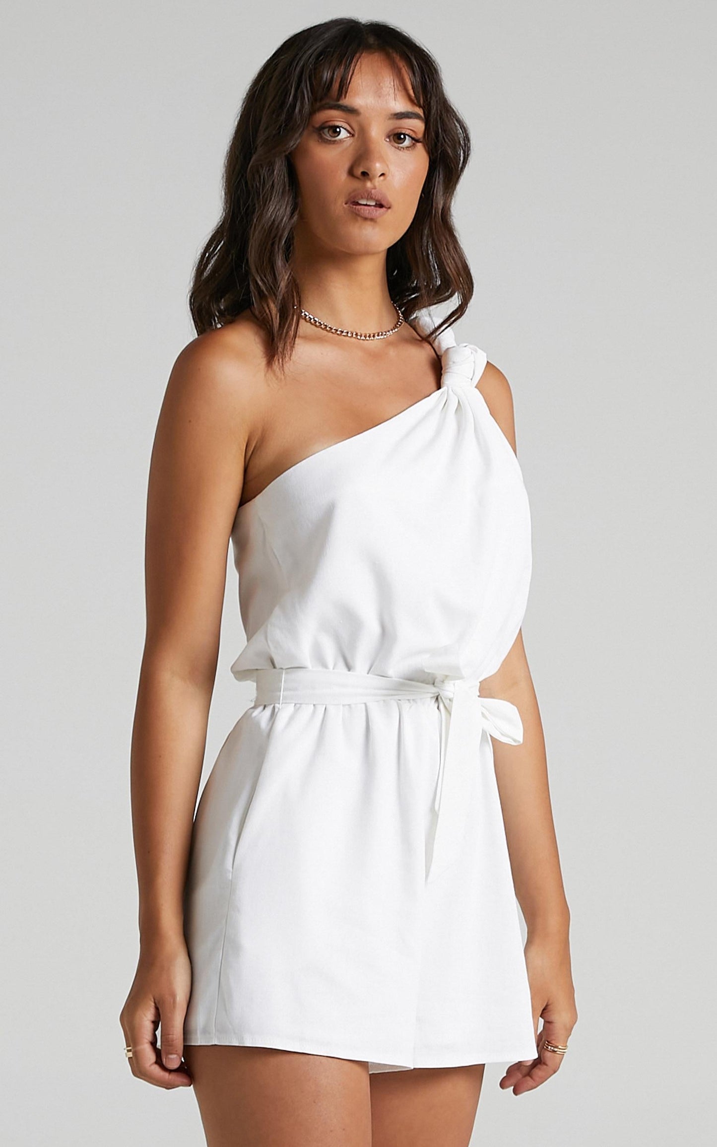 Armelle Playsuit in White
