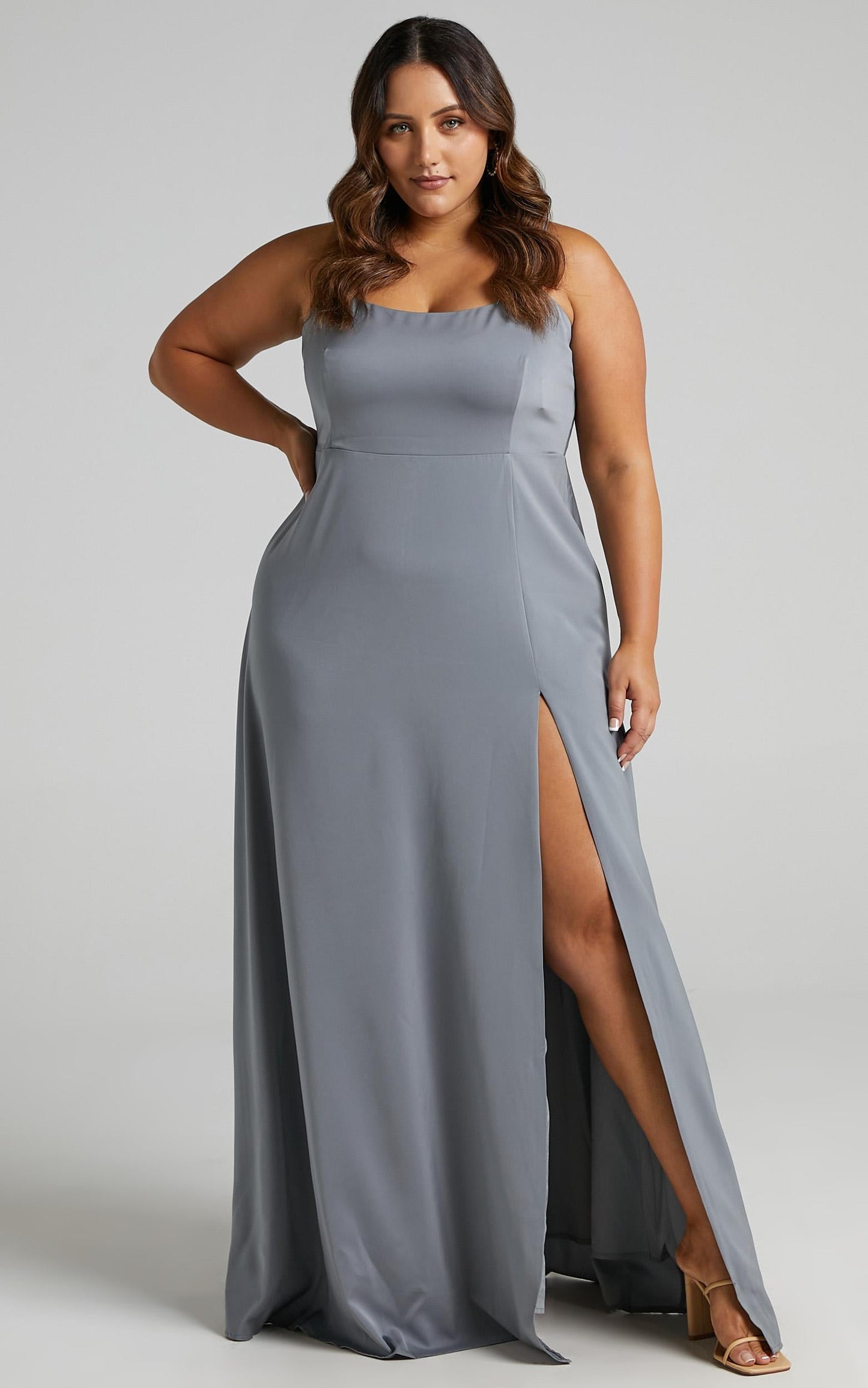 Will It Be Us Dress in Dusty Blue