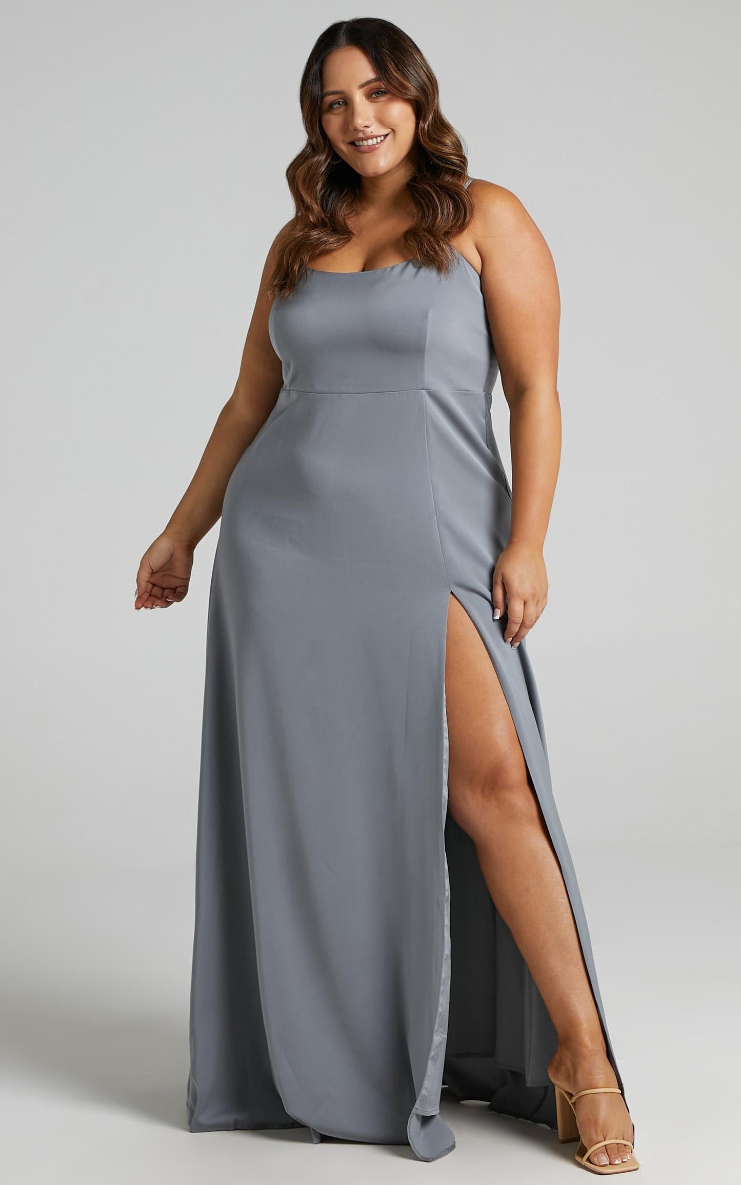 Will It Be Us Dress in Dusty Blue