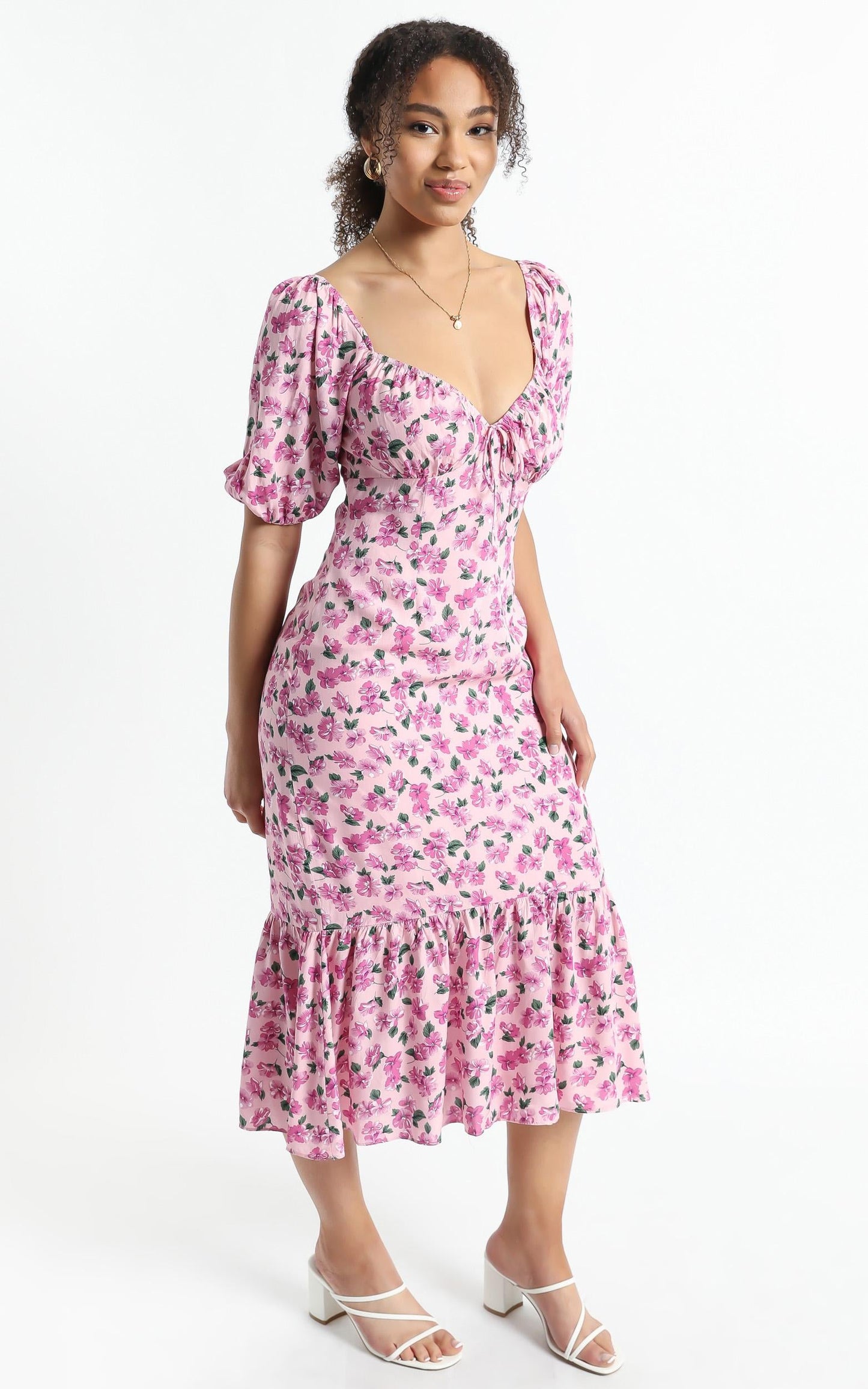 Willow Dress in Lilac Floral