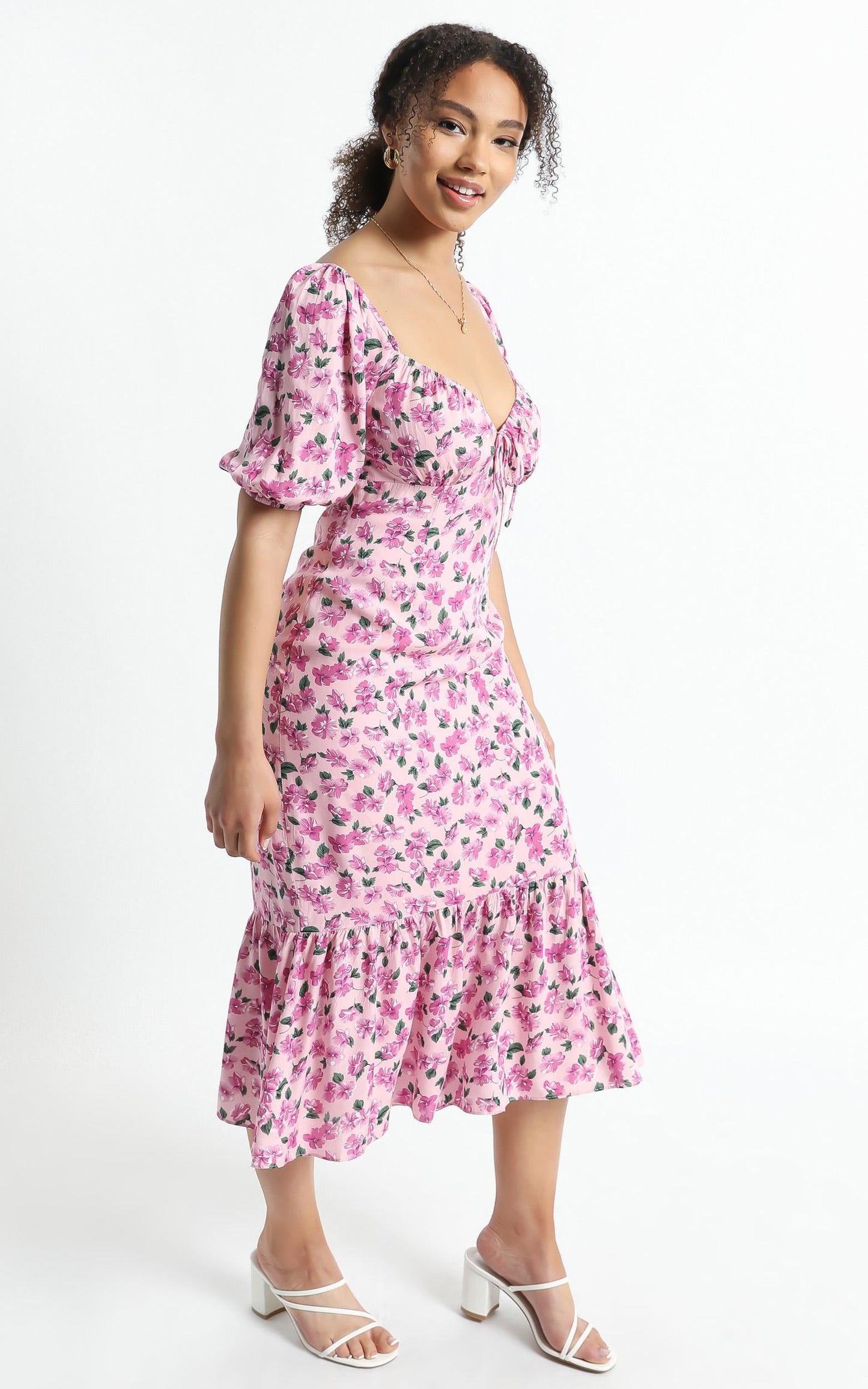 Willow Dress in Lilac Floral