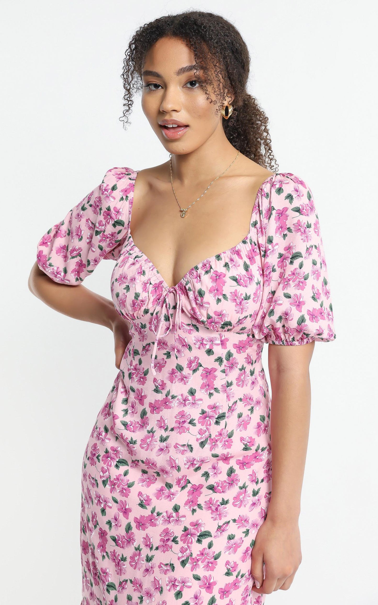 Willow Dress in Lilac Floral