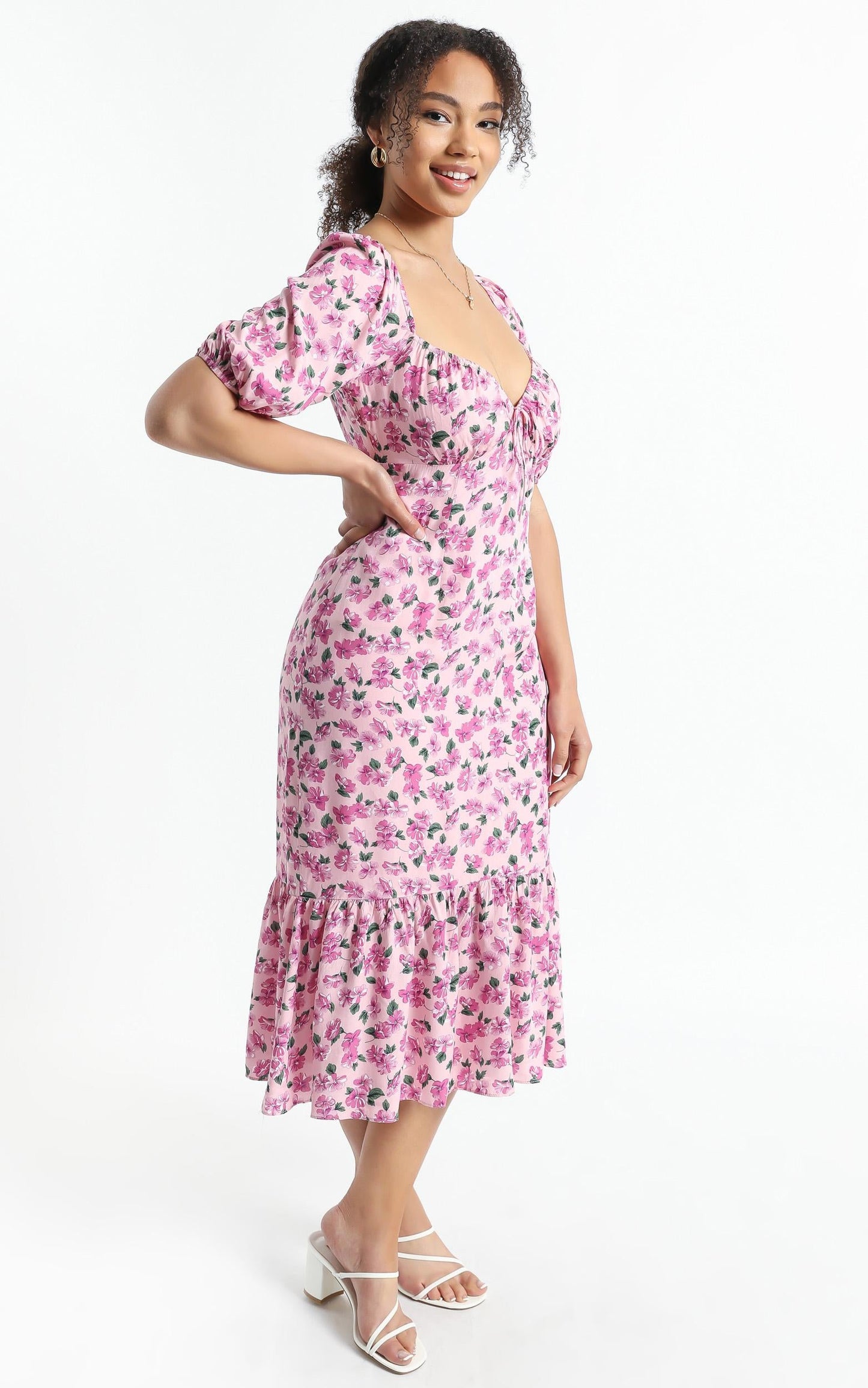 Willow Dress in Lilac Floral
