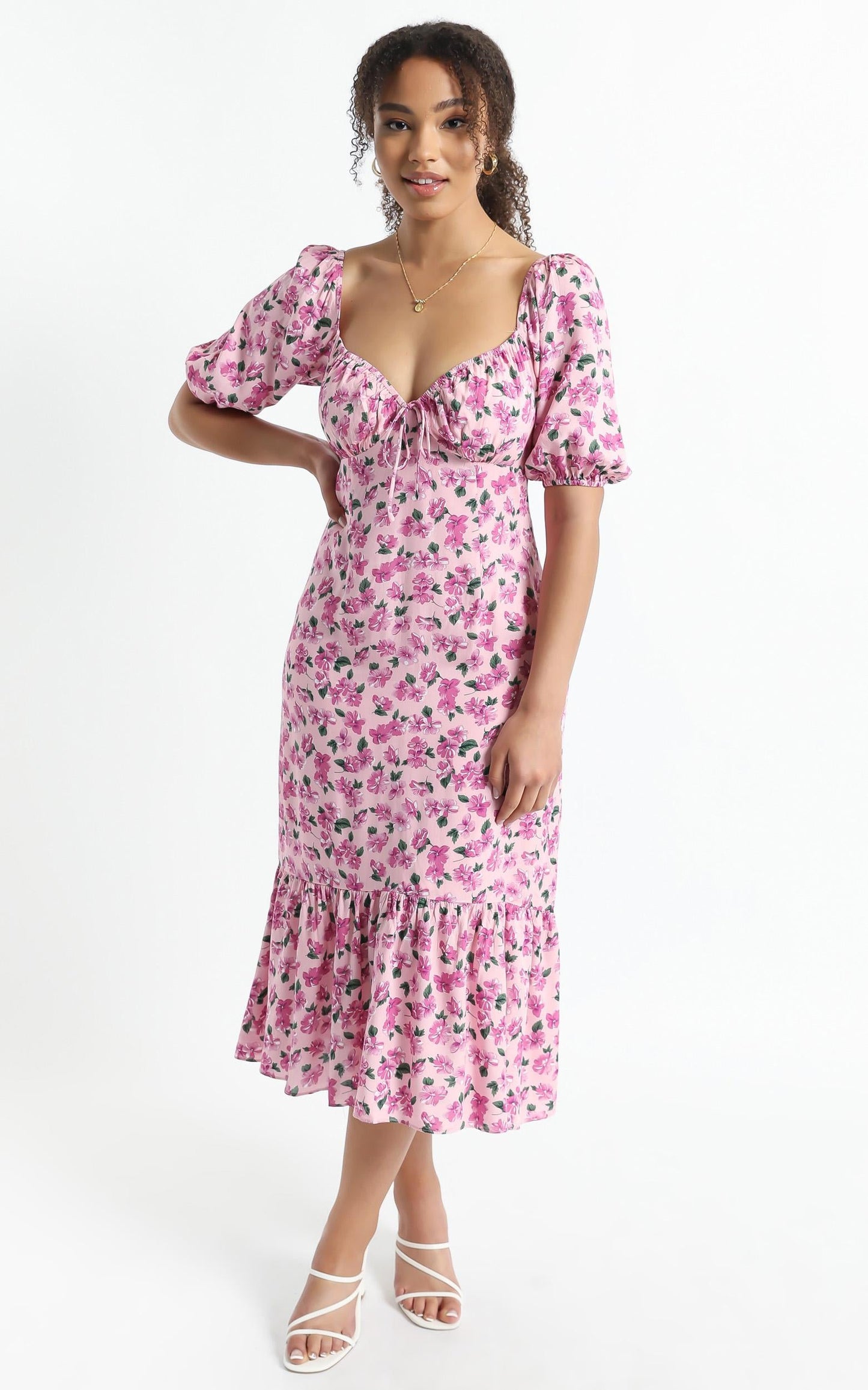 Willow Dress in Lilac Floral
